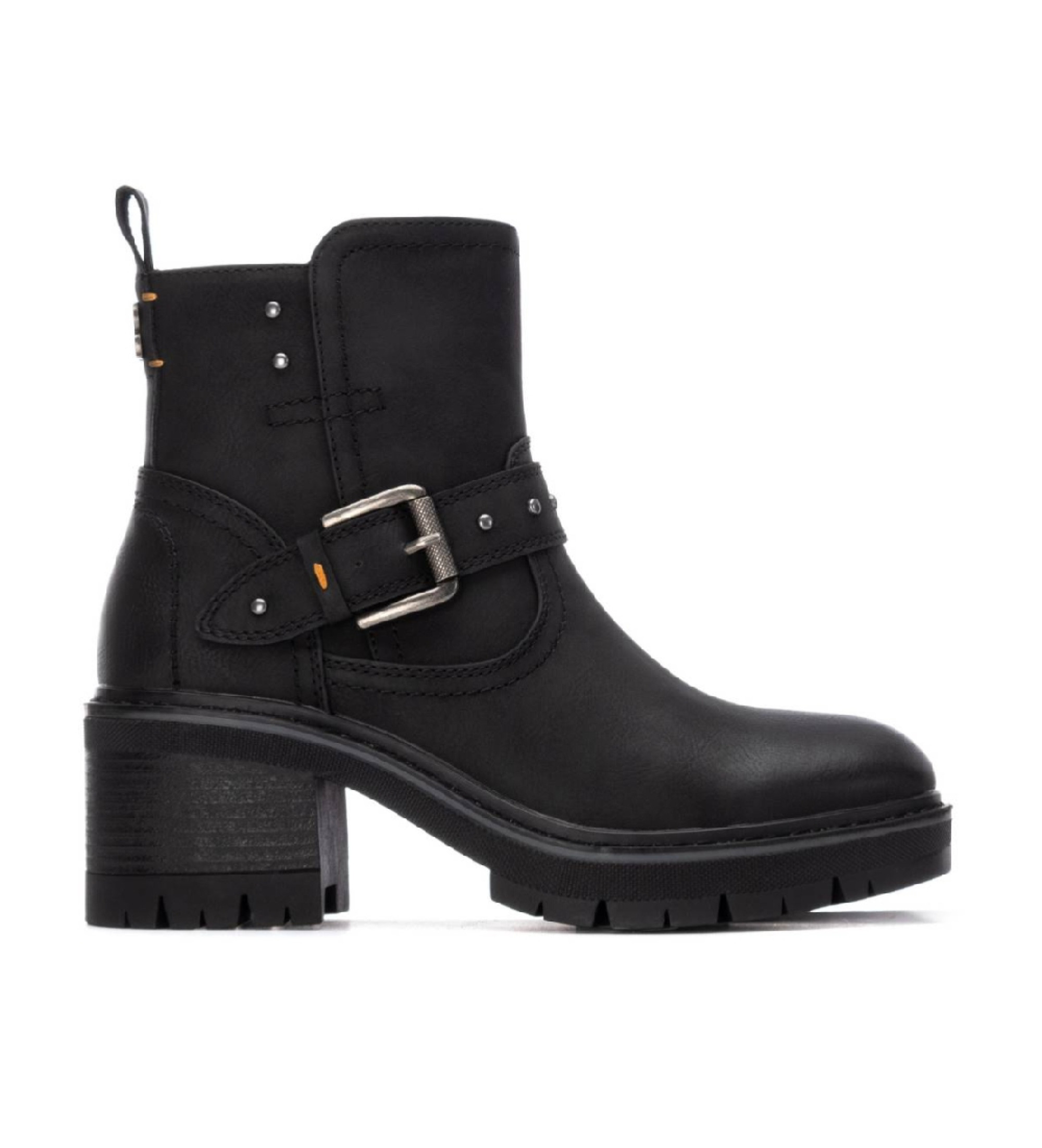 Refresh für Damen. 17291003-NEGRO Stiefelette 172910 schwarz (39), 5 bis 8 cm, Schnürsenkel, Lässig