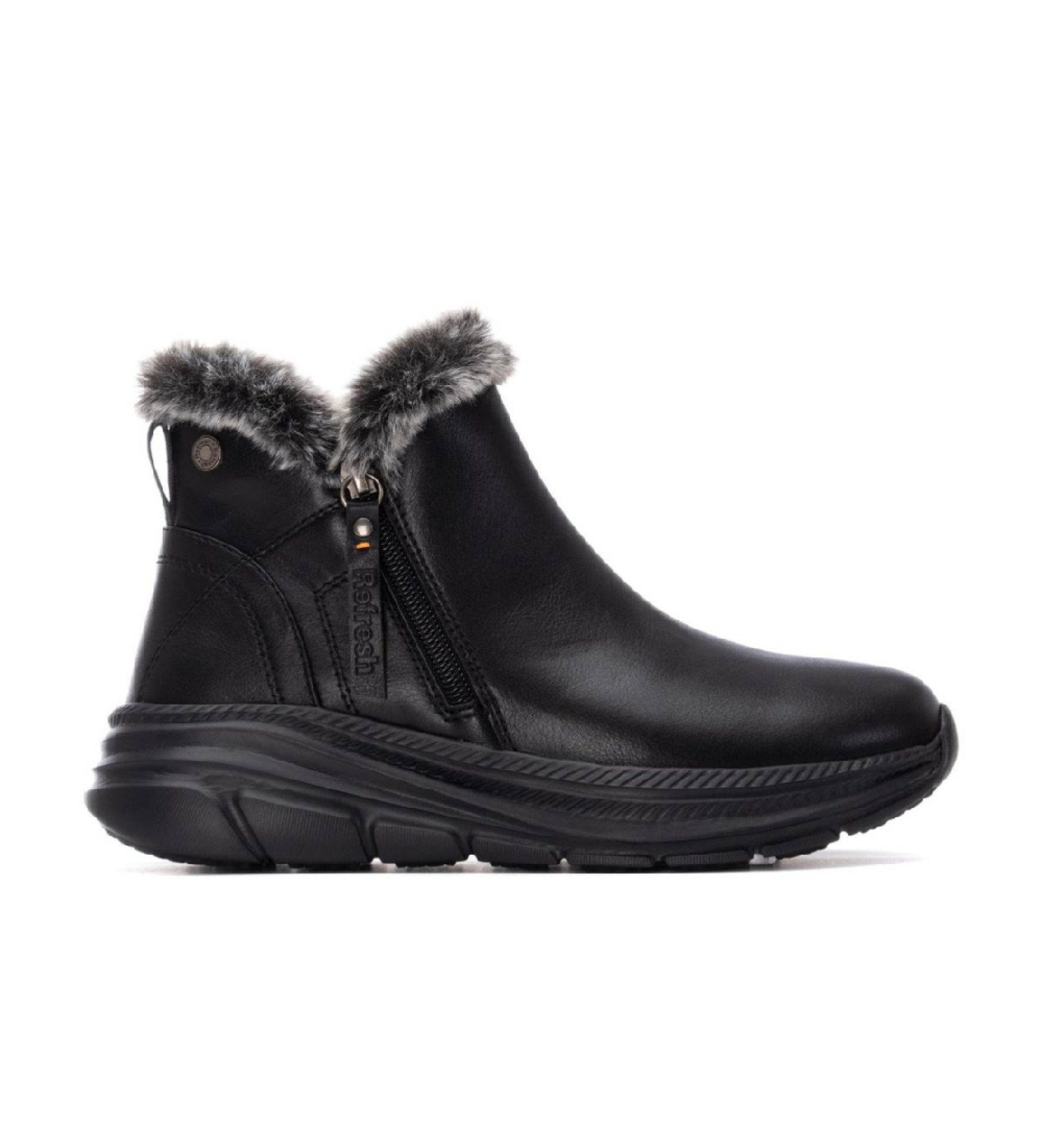 Refresh für Damen. 17320502-NEGRO Stiefelette 173205 schwarz (41), Wohnung, Reißverschluss, Lässig