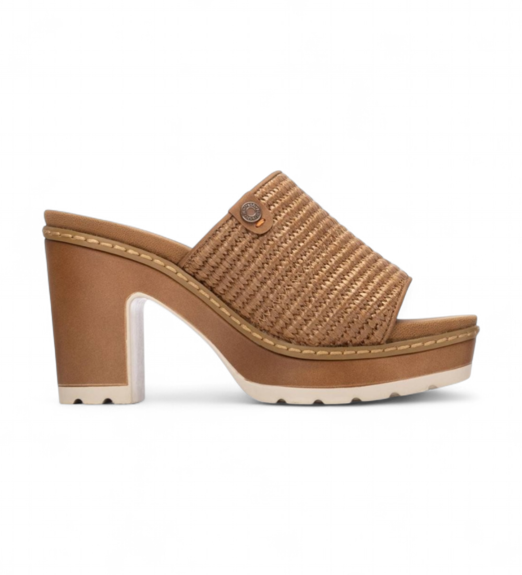 Refresh für Damen. 17528202-CAMEL Sandalen 175282 braun (41), Stoff, 5 bis 8 cm, Keine, Lässig