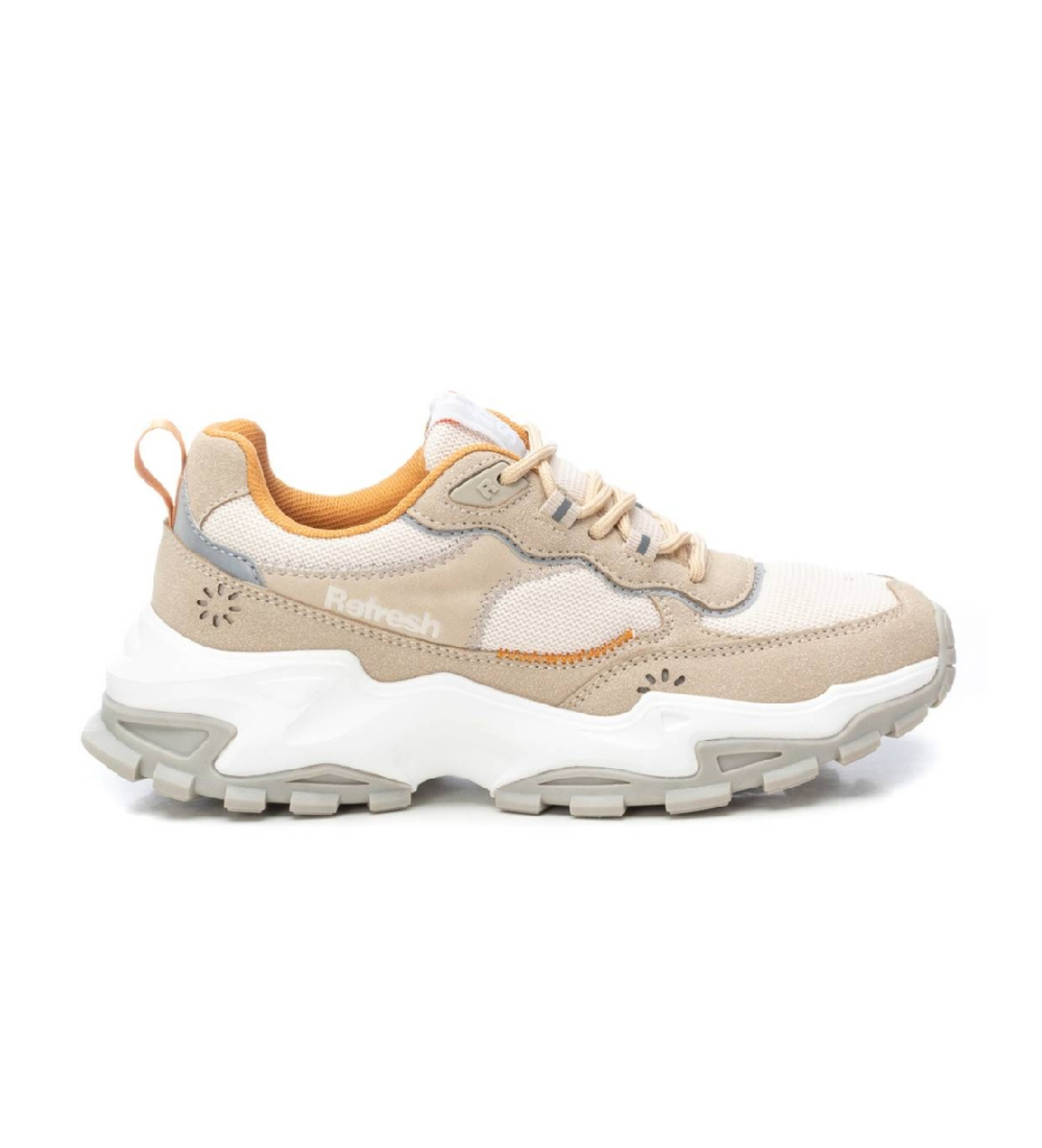 Refresh für Damen. 17240403-BEIGE Turnschuhe 172404 beige (36), Wohnung, Schnürsenkel, Lässig