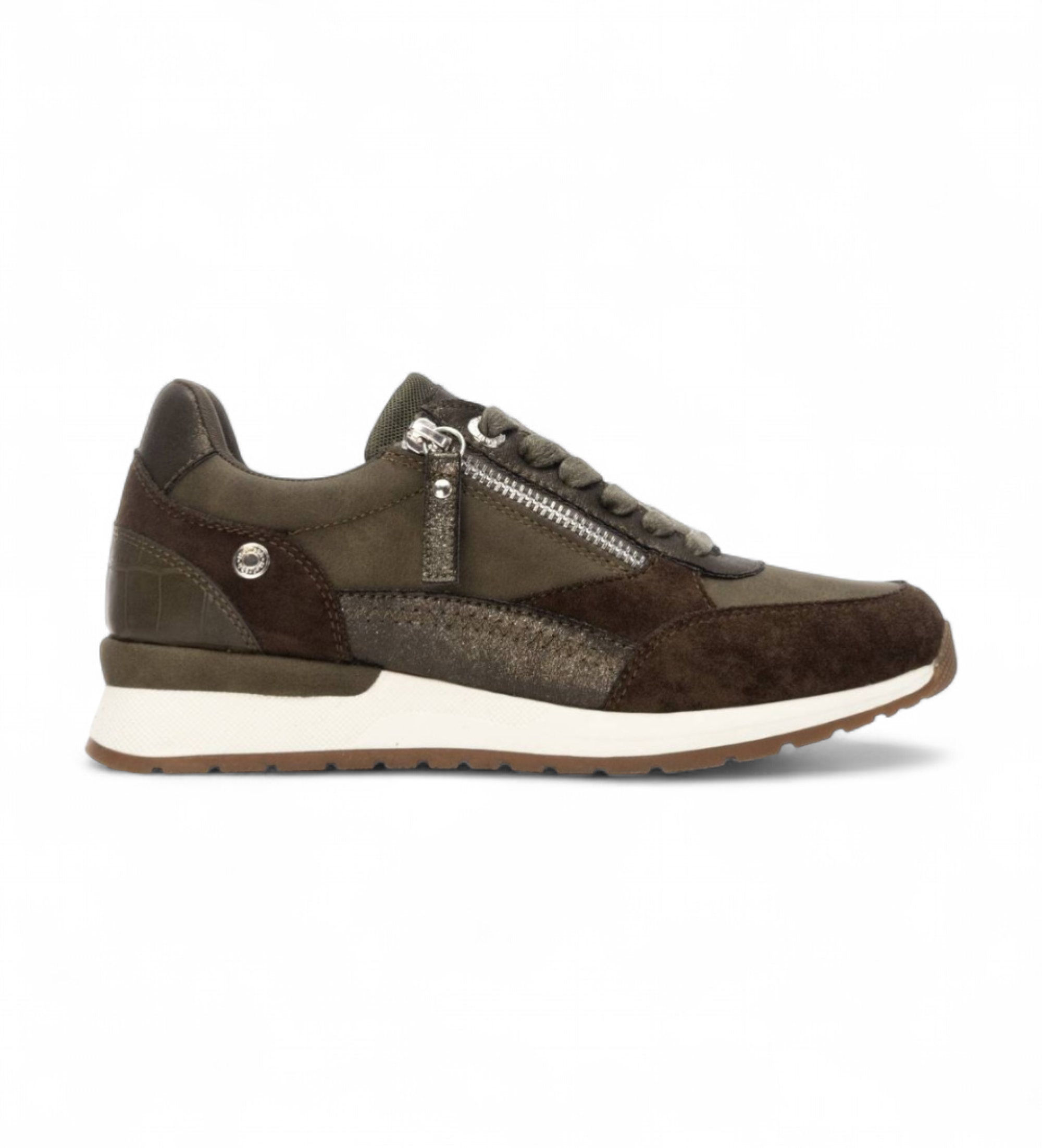 Refresh für Damen. 17295902-KAKI Turnschuhe 172959 grün (36), Wohnung, Reißverschluss, Lässig