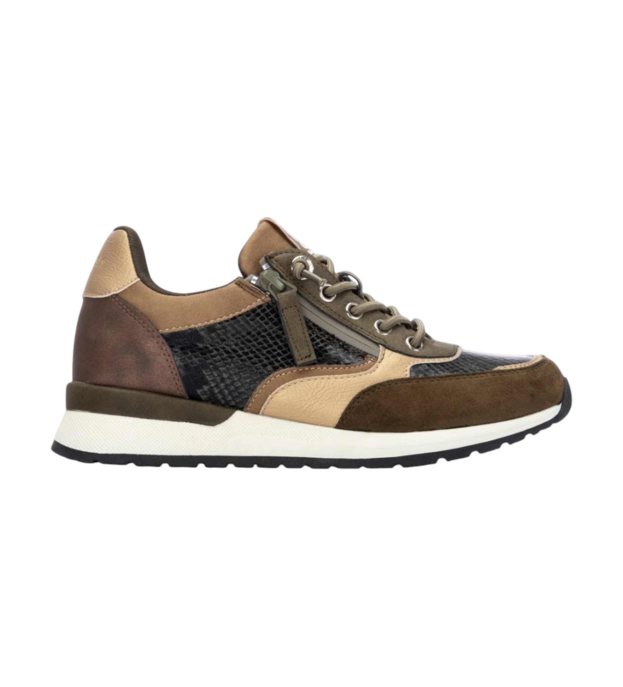 Refresh für Damen. 17296002-KAKI Turnschuhe 172960 grün (40), Wohnung, Schnürsenkel, Lässig