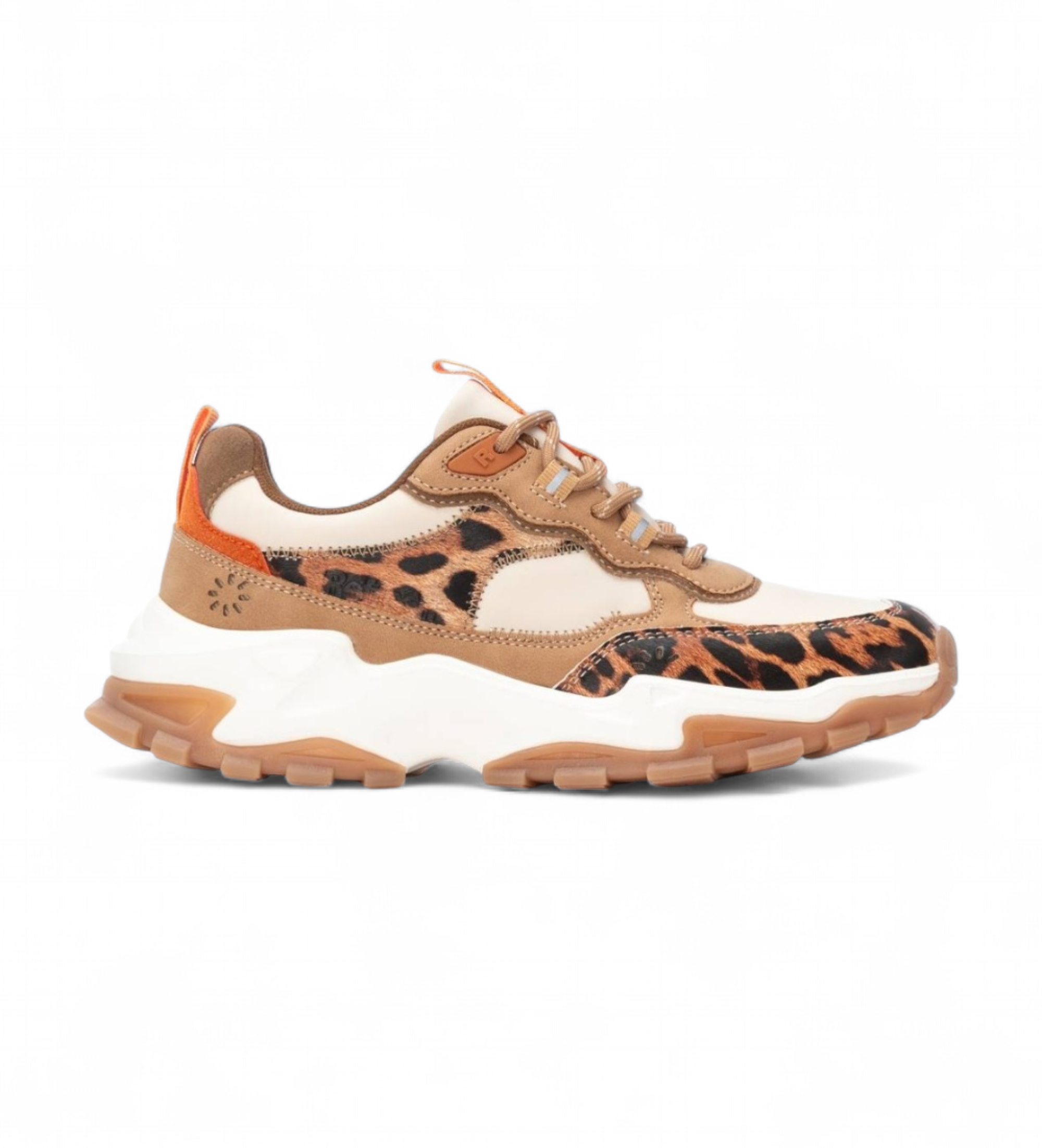 Refresh für Damen. 17310403-CAMEL Turnschuhe 173104 braun (37), 3 bis 5 cm, Schnürsenkel, Lässig