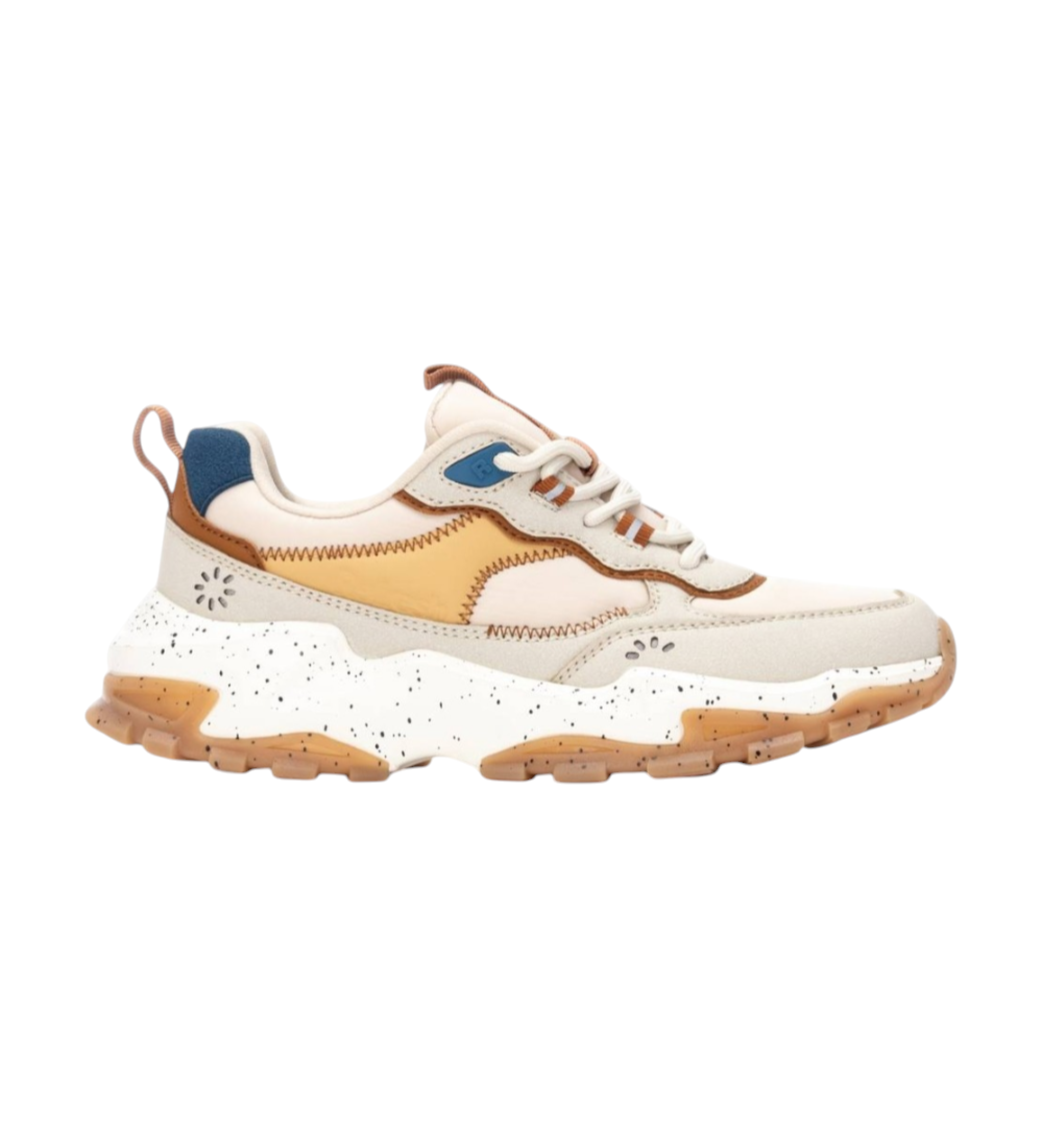 Refresh für Damen. 17310407-HIELO Turnschuhe 173104 beige (41), 3 bis 5 cm, Schnürsenkel, Lässig