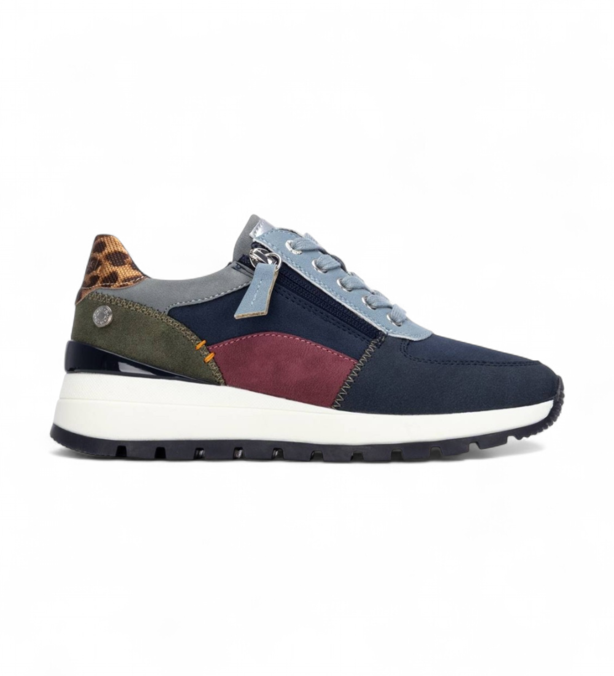 Refresh für Damen. 17324304-NAVY Turnschuhe 173243 navy (38), Wohnung, 1 bis 3 cm, Reißverschluss, Lässig, Marine