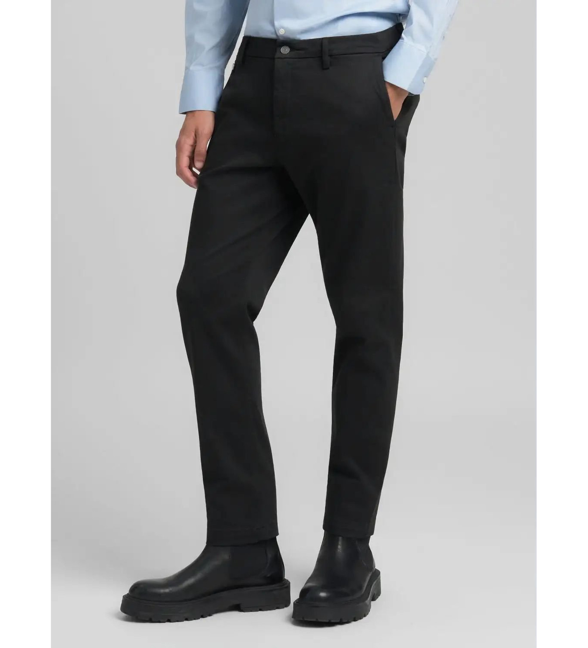 Replay für Herren. M9722E.000.8366197 Jeans Chinos Benni Regular Fit schwarz (38/32), Lässig, Baumwolle