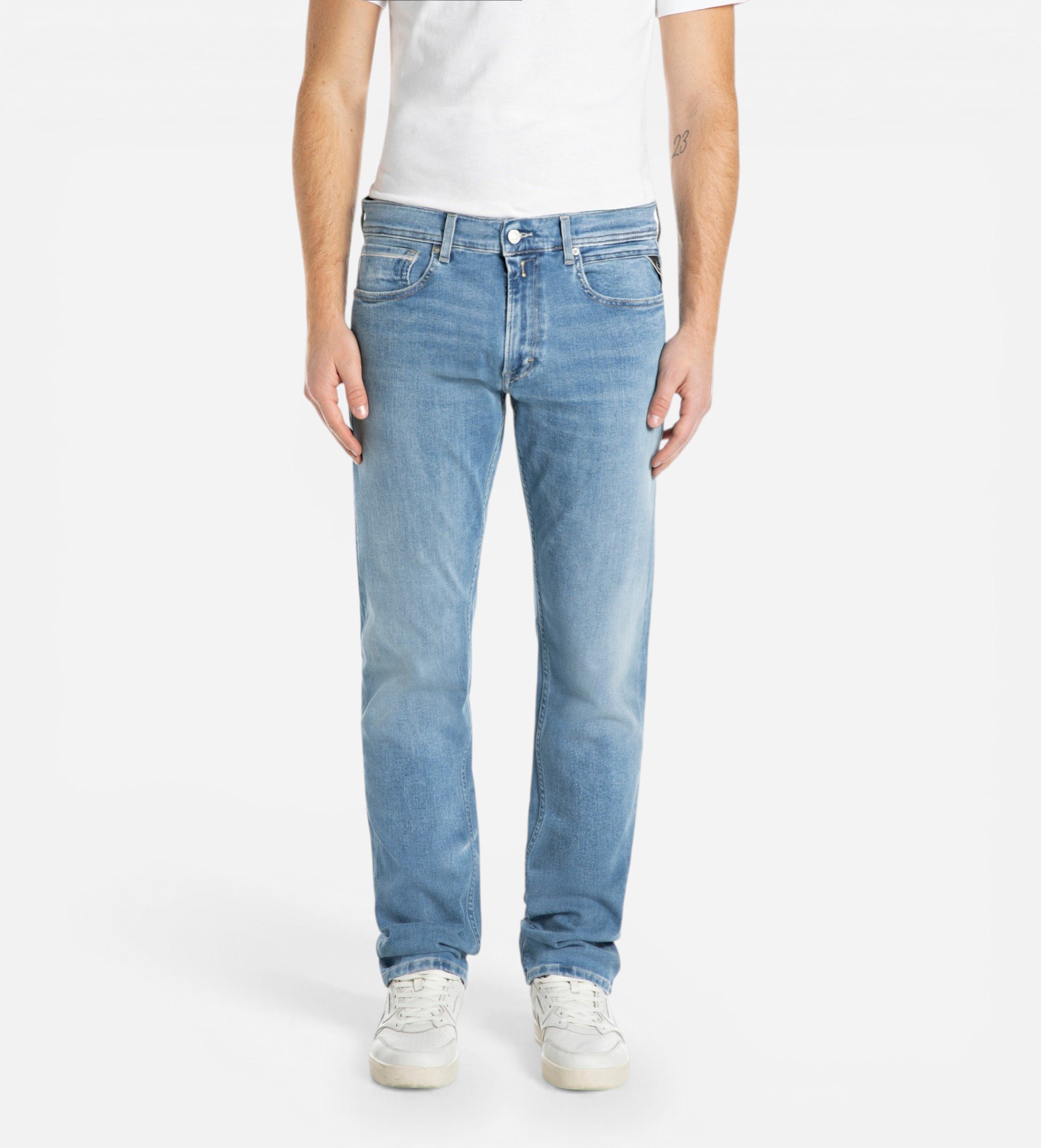 Replay für Herren. MA972Z.000.661996 Freizeitjeans aus blauem Denim (36/32), Baumwolle