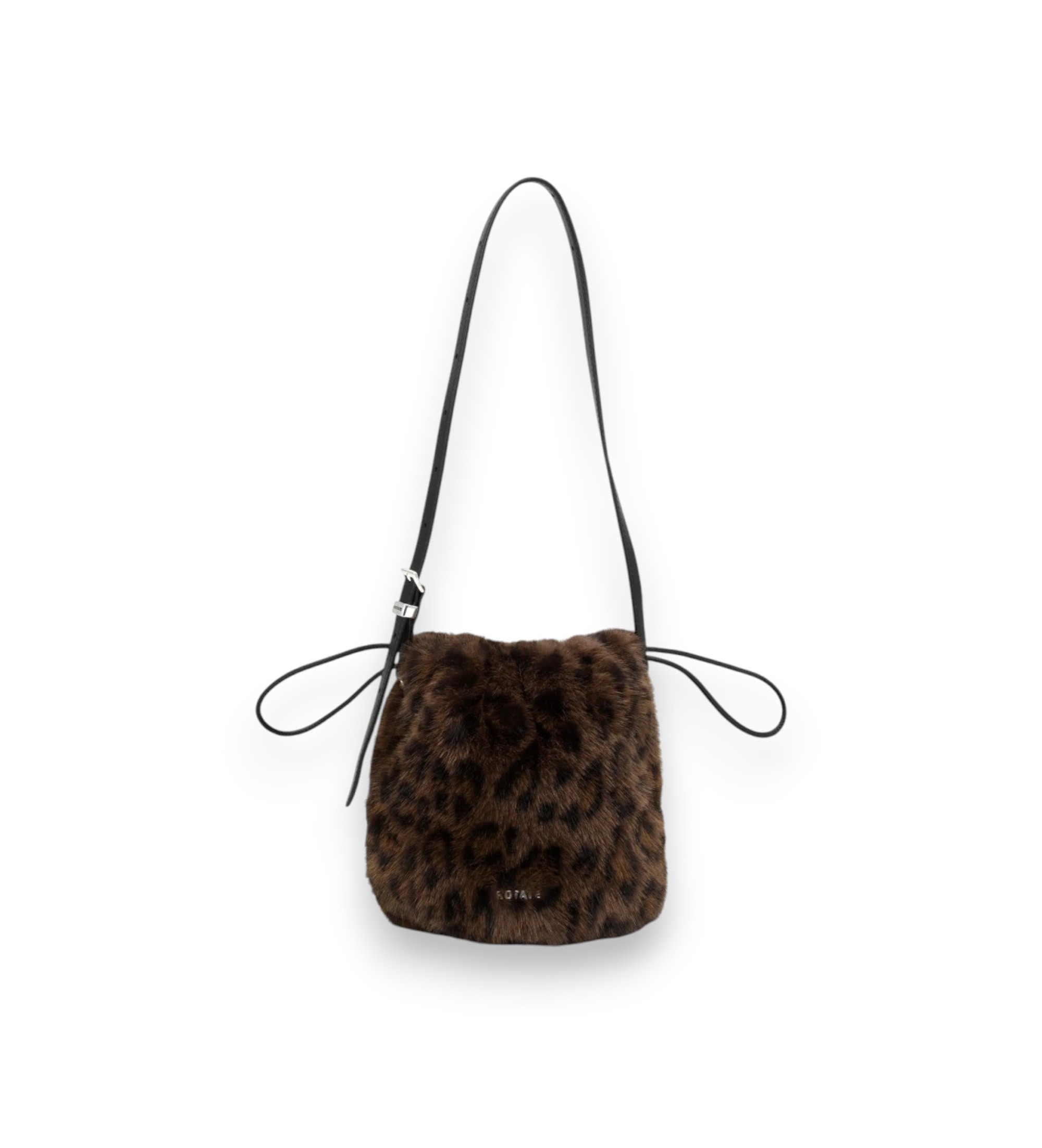 Rotate für Damen. 1169563114 Braune Mini-Bon-Bon-Tasche (OSFA), Lässig, Party, Tierdruck, Recyceltes Polyester