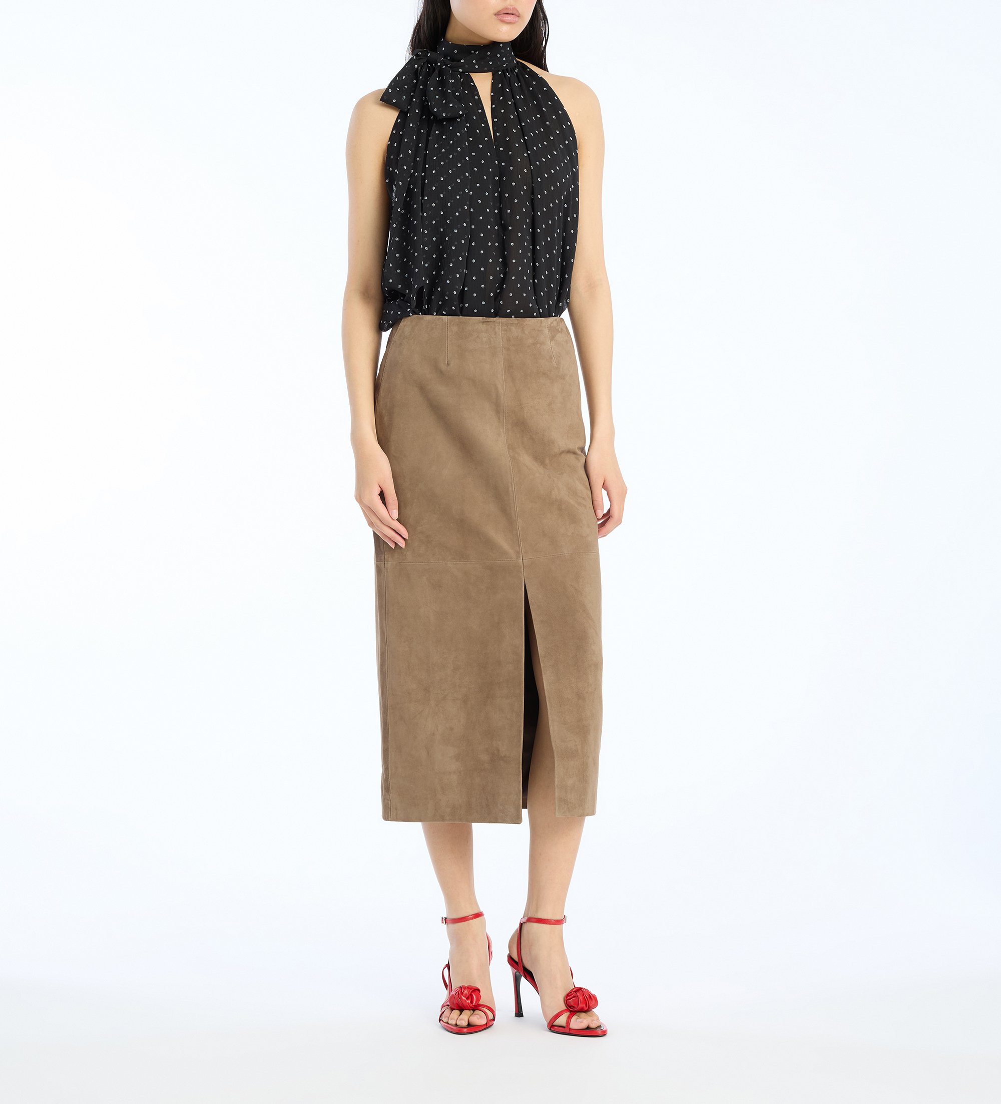 Rotate für Damen. 1153001683 Tallulah-Rock braun (40), Lässig, Leder