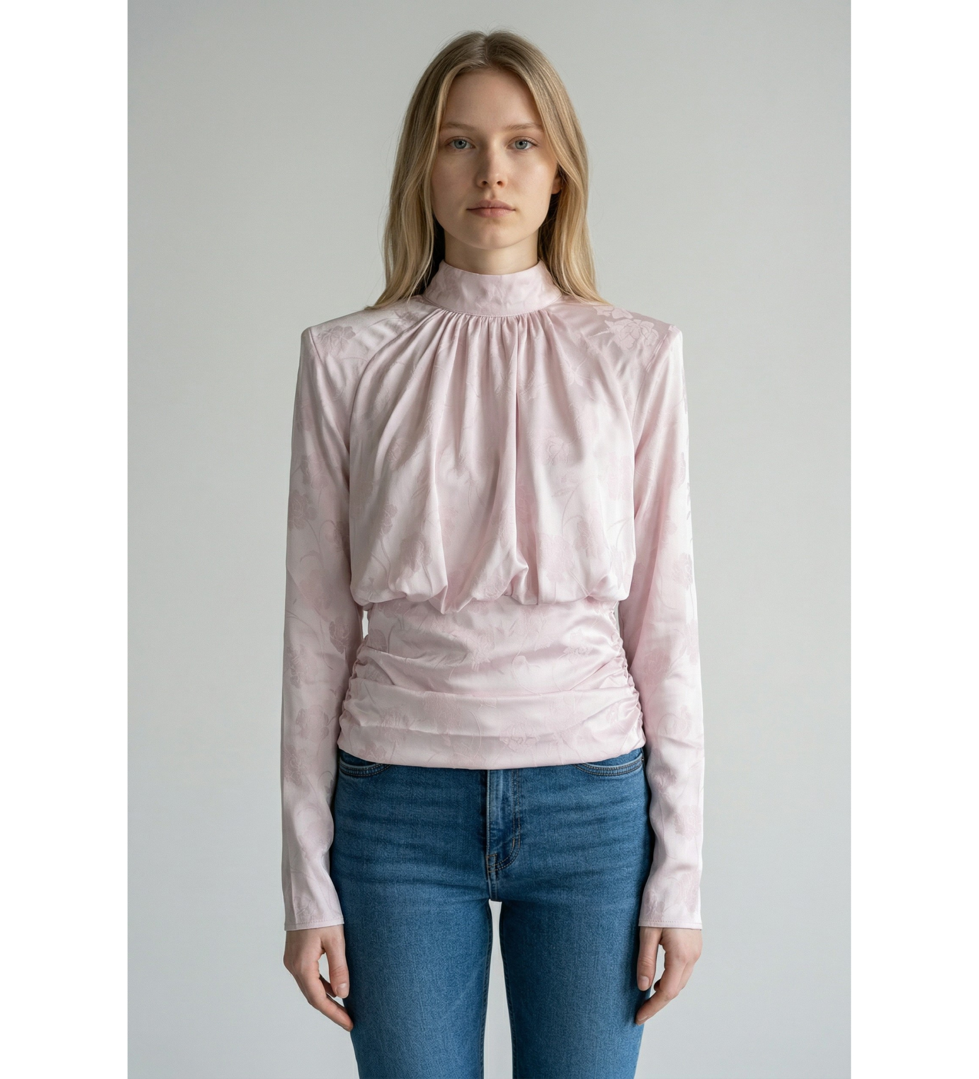 Rotate für Damen. 1160661809 Bluse Kala rosa (38), Lässig, Langarm, Recyceltes Polyester, Nachhaltig