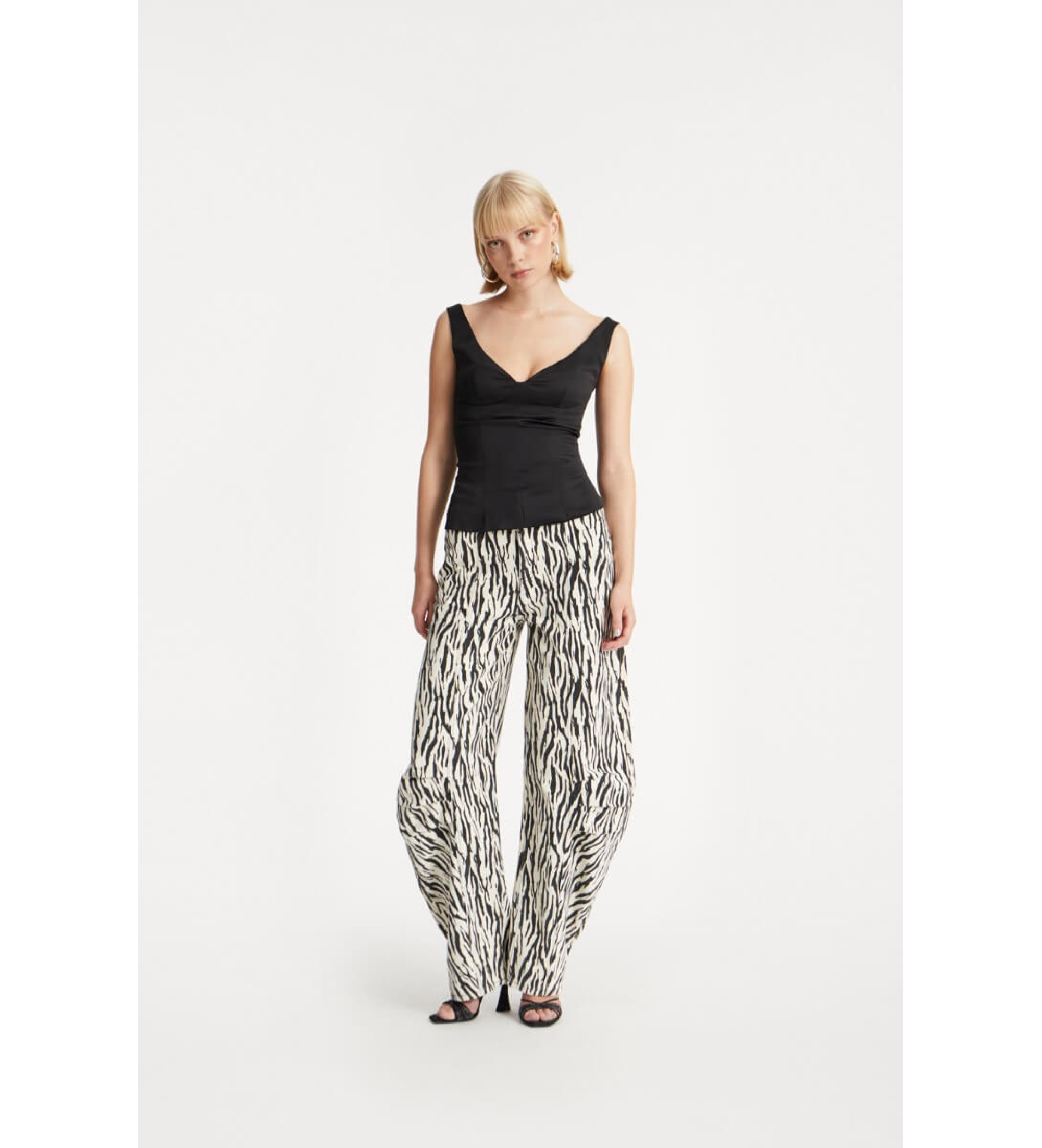 Rotate für Damen. 114339858 Cassandria-Hose weiß (38), Lässig, Bio-Baumwolle, Nachhaltig