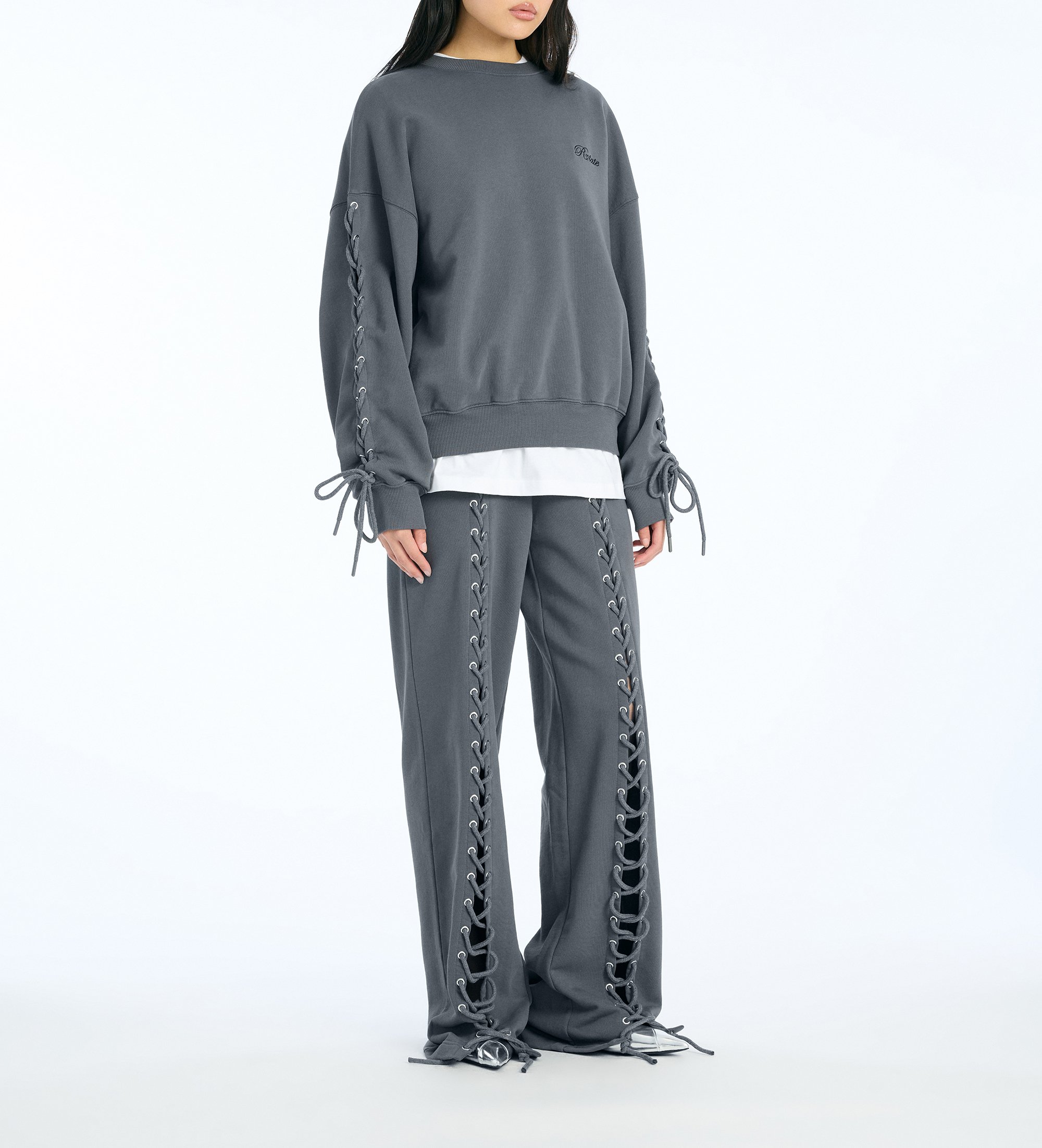 Rotate für Damen. 1154681205 Sweatshirt Sui grau (S), Lässig, Bio-Baumwolle, Nachhaltig