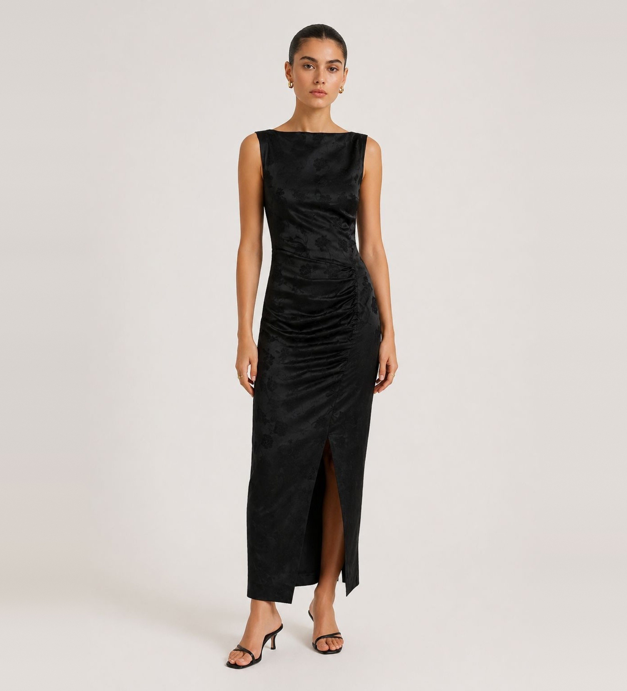 Rotate für Damen. 116228100 Knotta Kleid schwarz (36), Party, Ärmellos / Hosenträger, Recyceltes Polyester