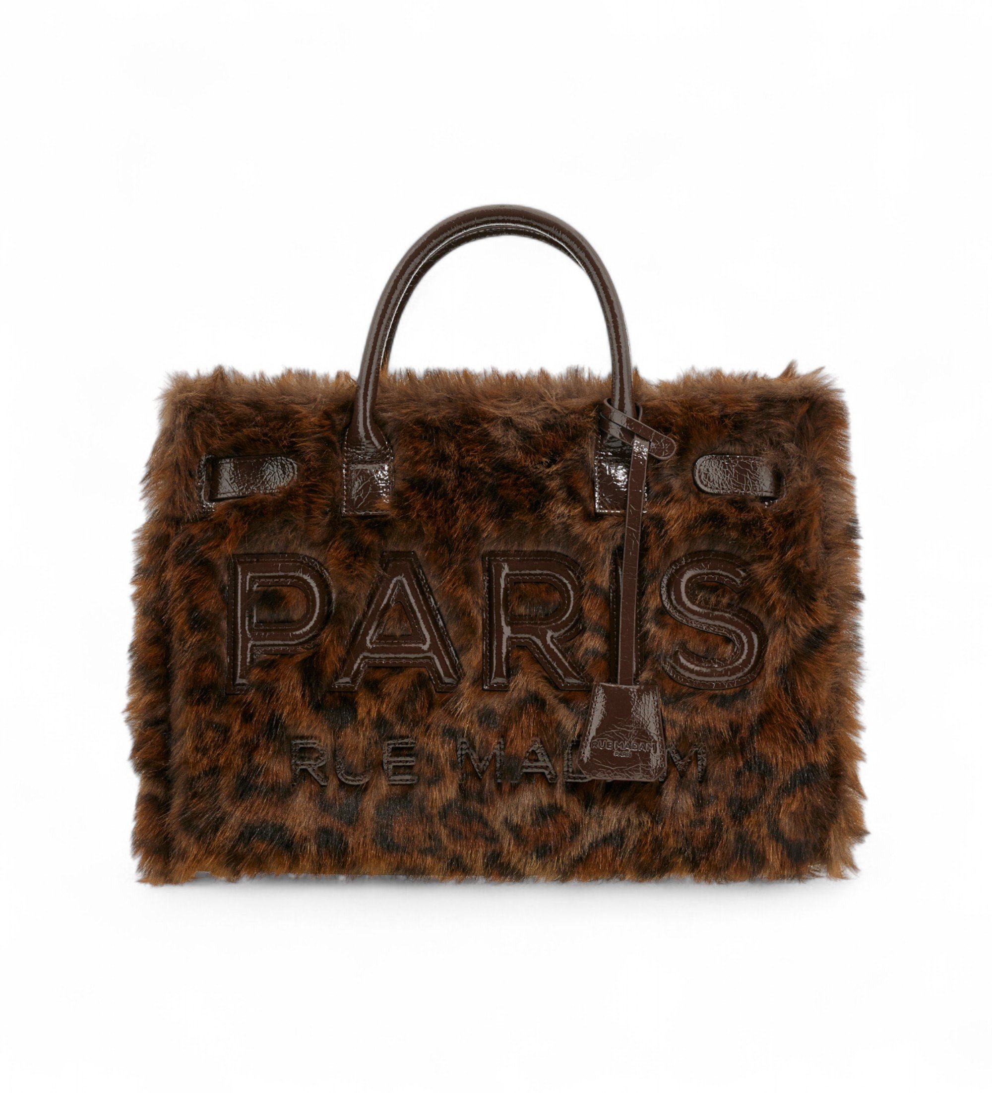RUE MADAM PARISvoor vrouwen. 1509 Alaska bruine draagtas (OSFA), Casual, Polyurethaan