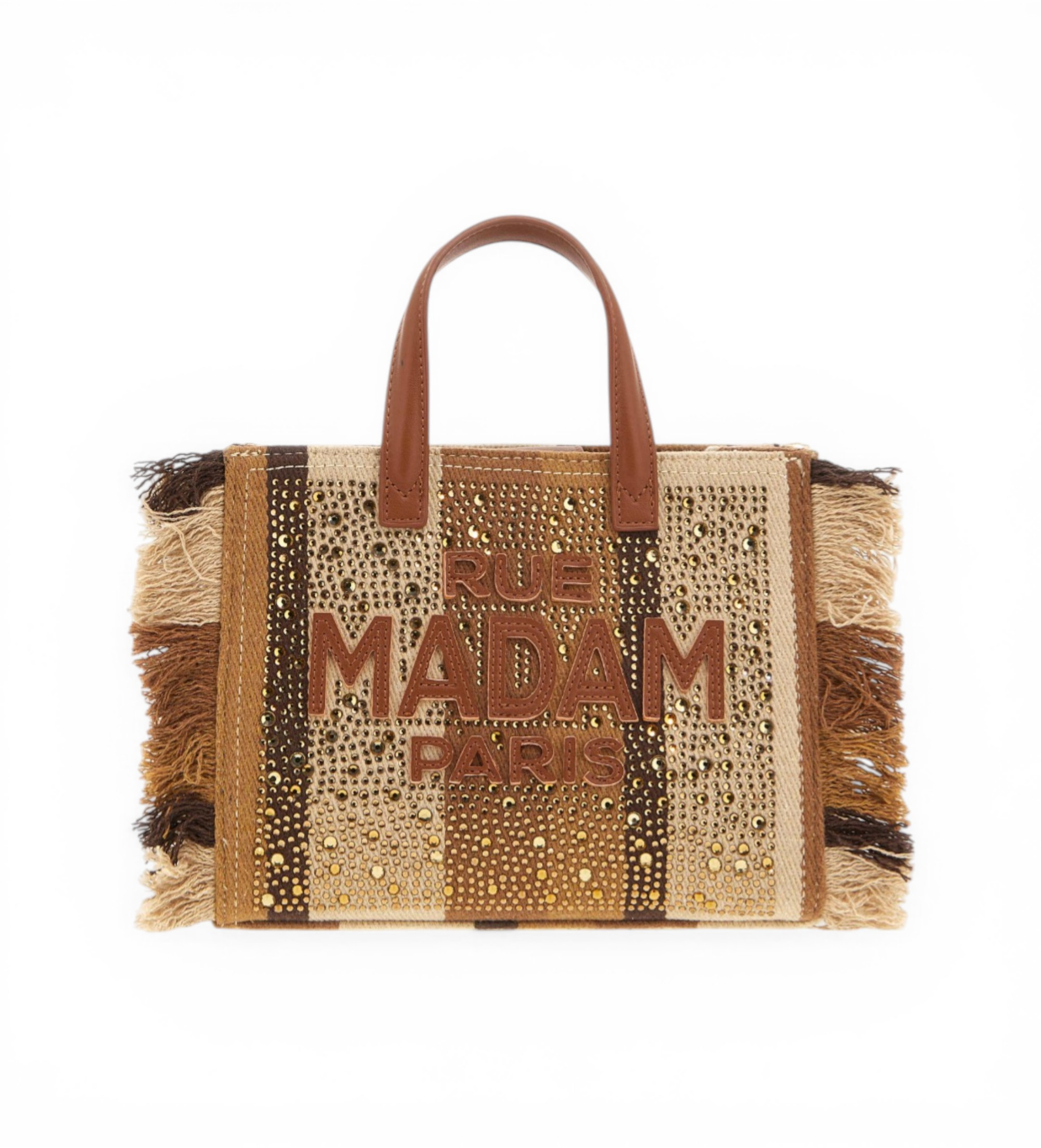 RUE MADAM PARIS für Damen. 1529 Casablanca Mini-Tasche braun (OSFA), Lässig, Polyurethan
