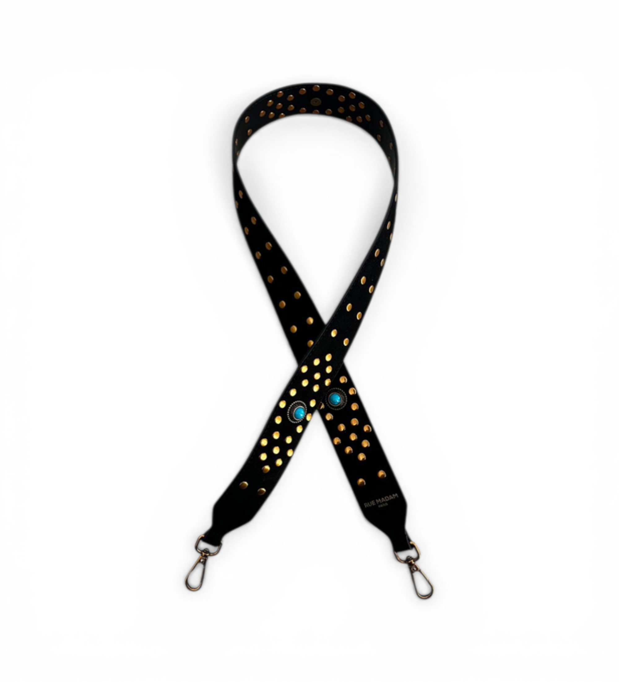 RUE MADAM PARIS für Damen. 1537 Les Jours SS Etnic Strap schwarz (OSFA), Polyurethan