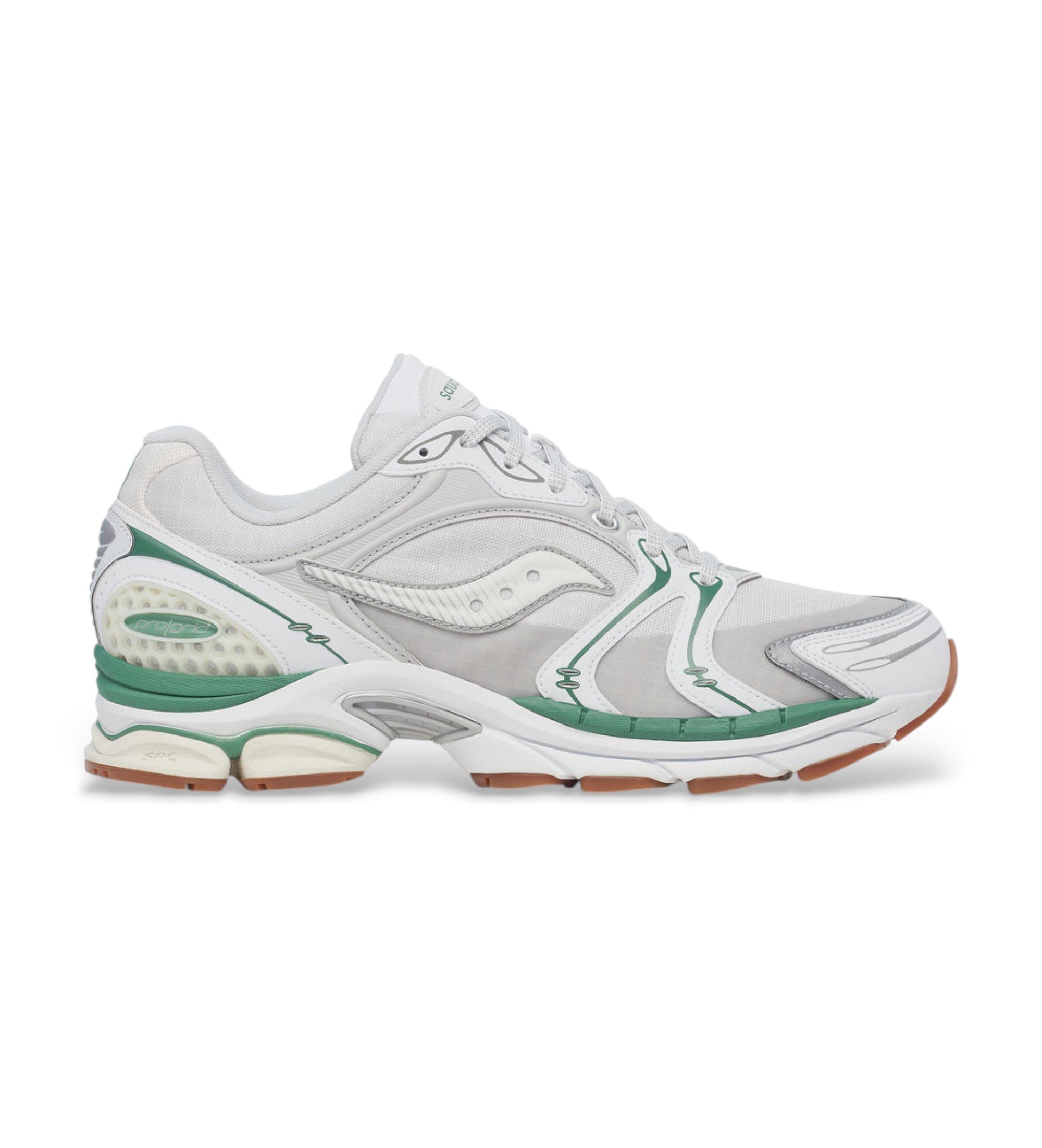 Saucony für Herren. S70935-2 Turnschuhe Progrid Triumph 4 weiß (40), Wohnung, Schnürsenkel, Lässig, Sportlich, Laufen, Multisport
