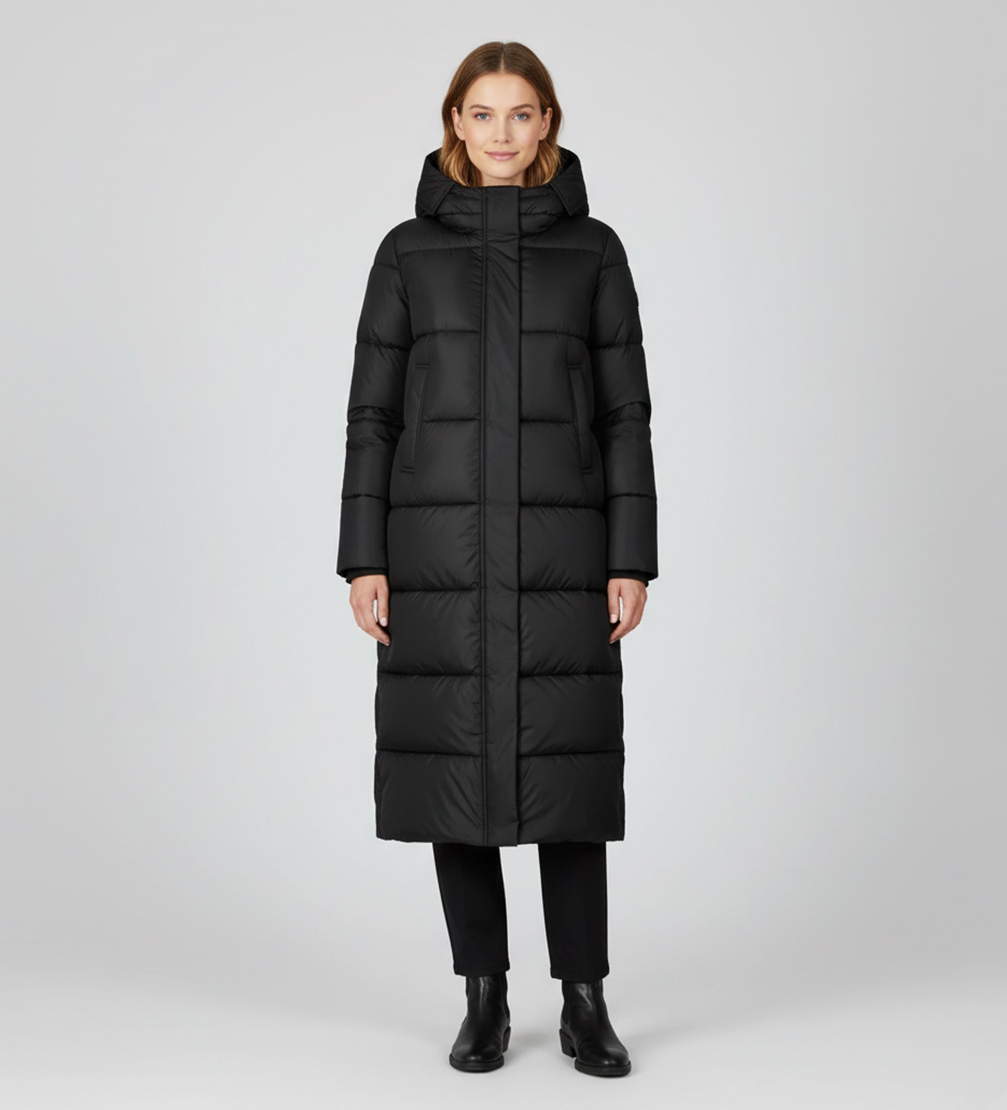 Save The Duck für Damen. D40270W-MEGA21 Mega Steppmantel schwarz (L), Lässig, Nylon