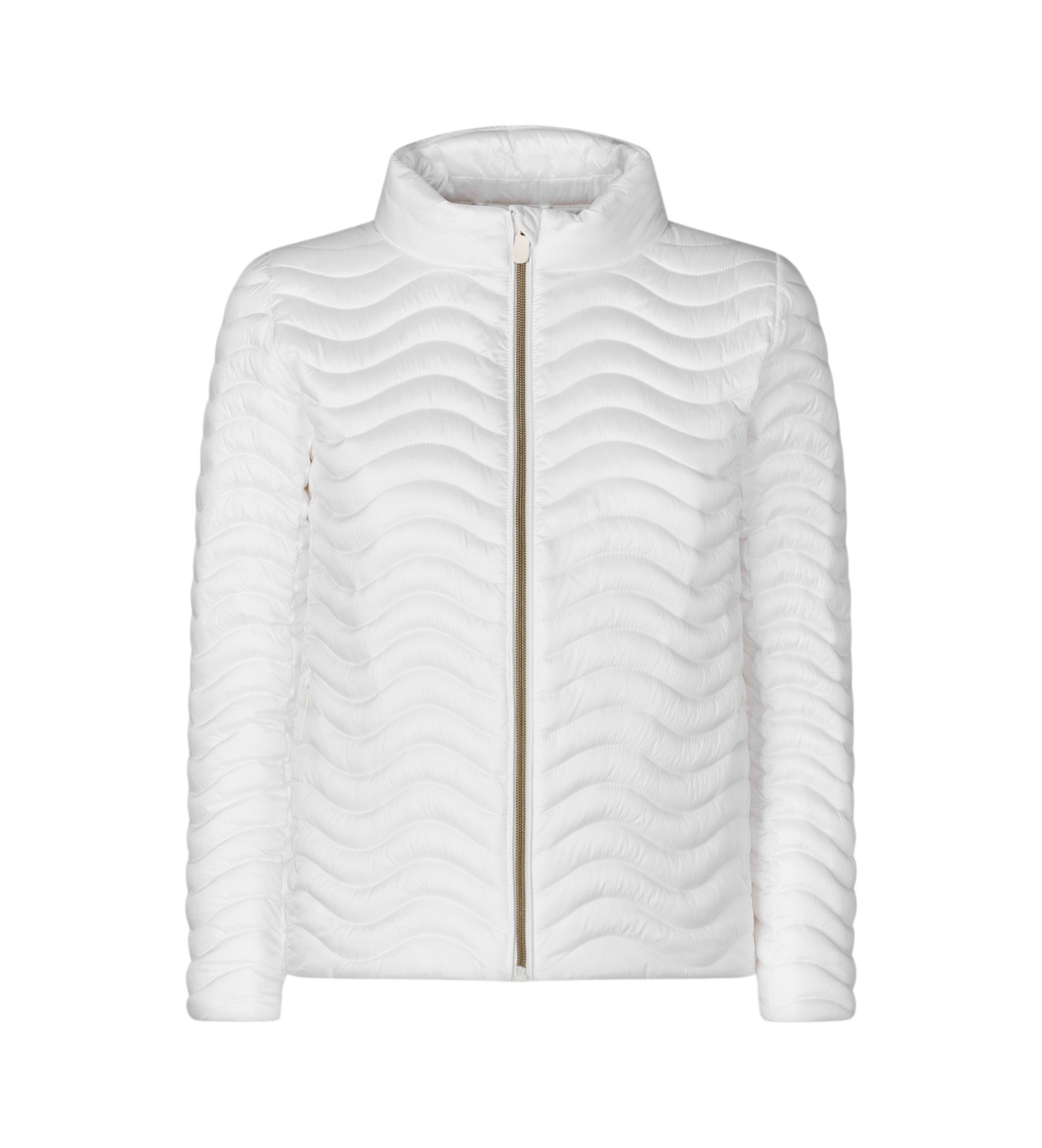 Save The Duck für Damen. D32199W-IRIS20 Perlsteppmantel weiß (S), Lässig, Nylon