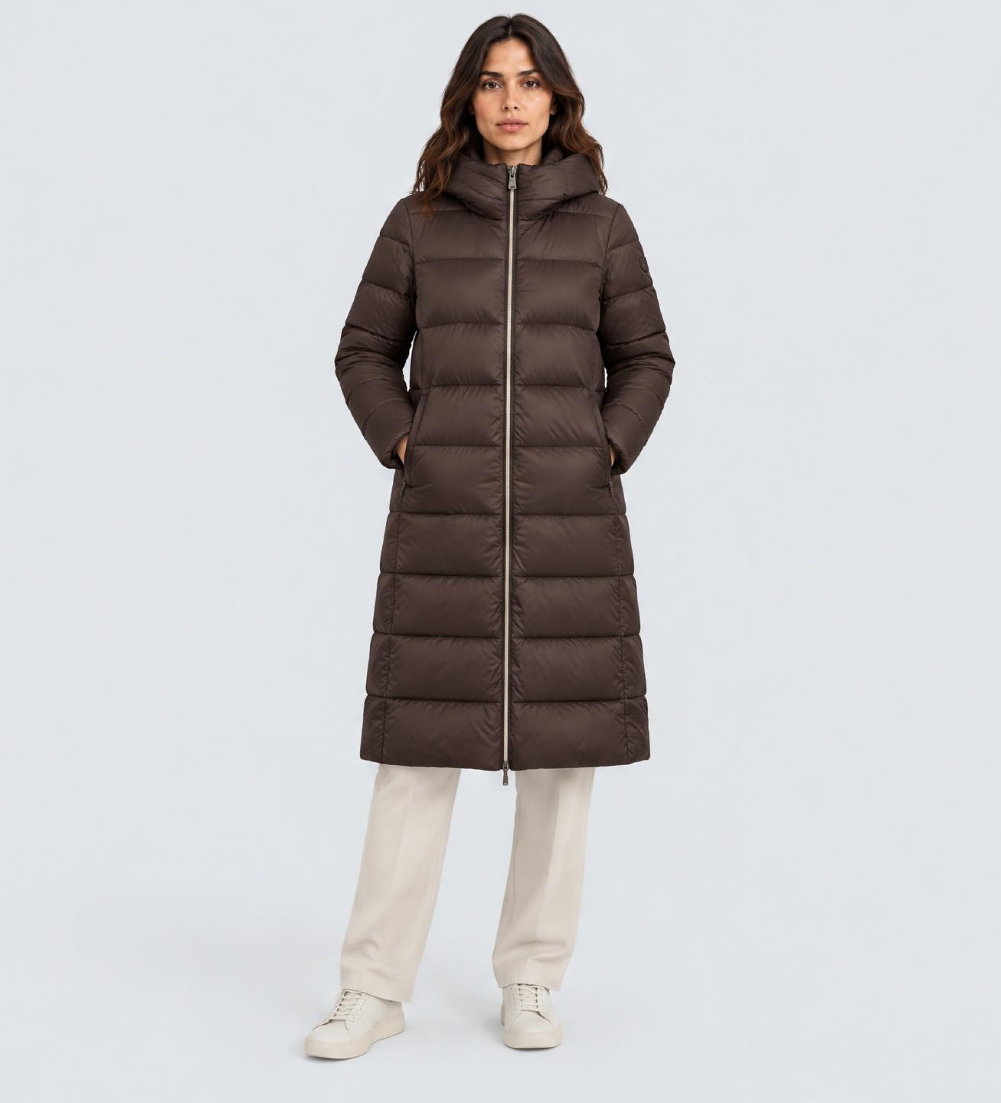 Save The Duckvoor vrouwen. D40279W-IRIS21 Lysa bruine jas (XL), Casual, Nylon