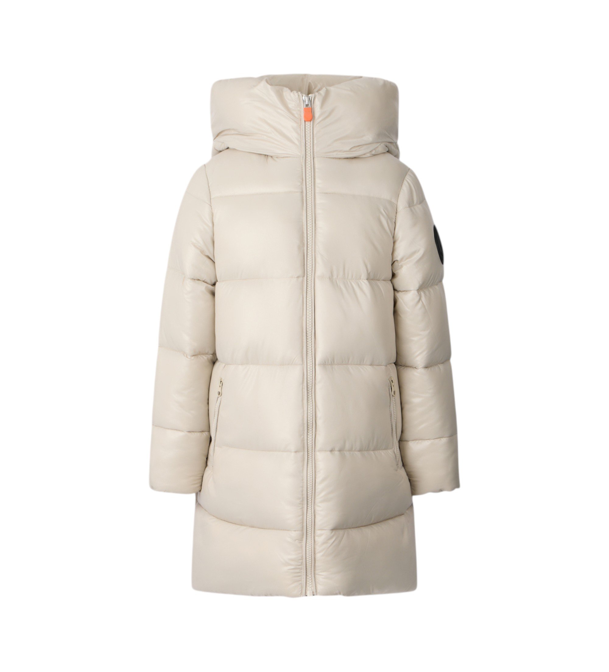 Save The Duck für Frauen/Mädchen. J45510G-LOVE21 Millie beige Mantel (16años= 166cm), Lässig, Nachhaltig, Recyceltes Nylon, Kinderbekleidung