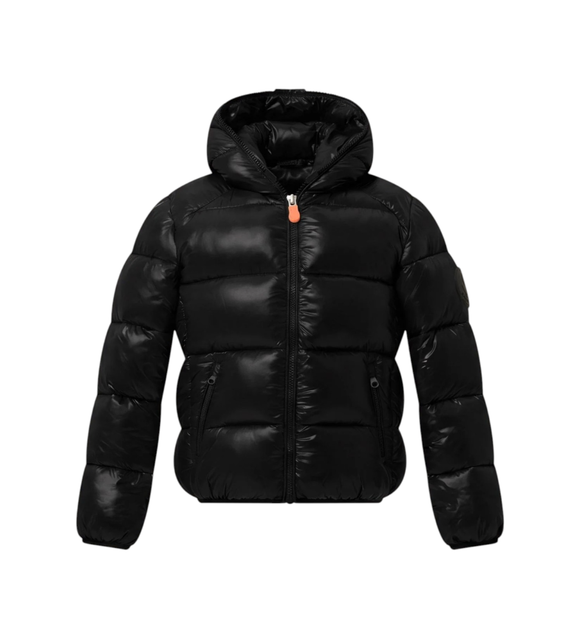 Save The Duckvoor jongens. J31280B-LOVE21 Artie gewatteerd jack zwart (12años= 152cm), Casual, Duurzaam, Gerecycled nylon, kinderkleding