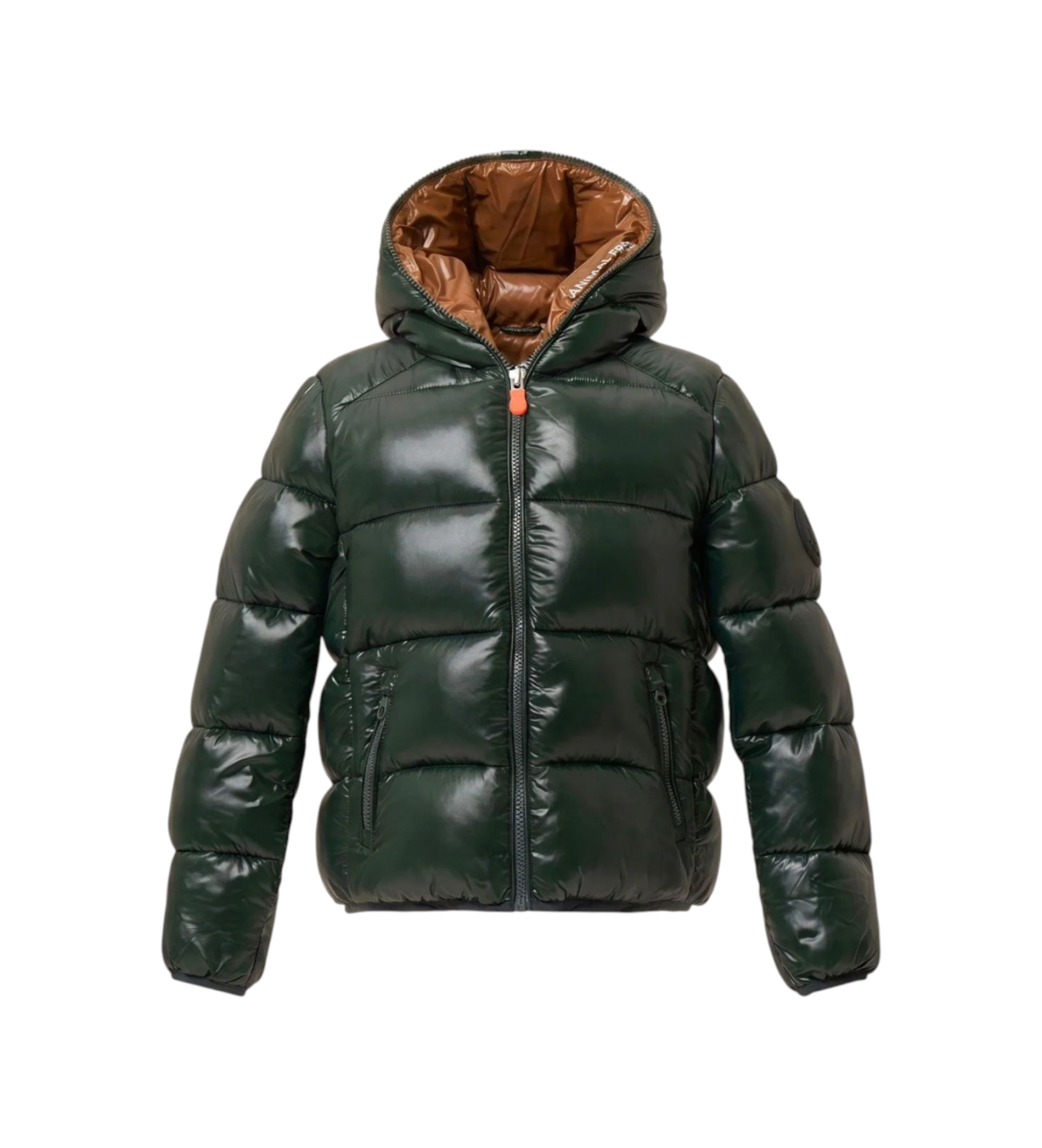 Save The Duck für Jungen. J31280B-LOVE21 Gepolsterte Jacke Artie grün (14años= 164cm), Lässig, Nachhaltig, Recyceltes Nylon, Kinderbekleidun