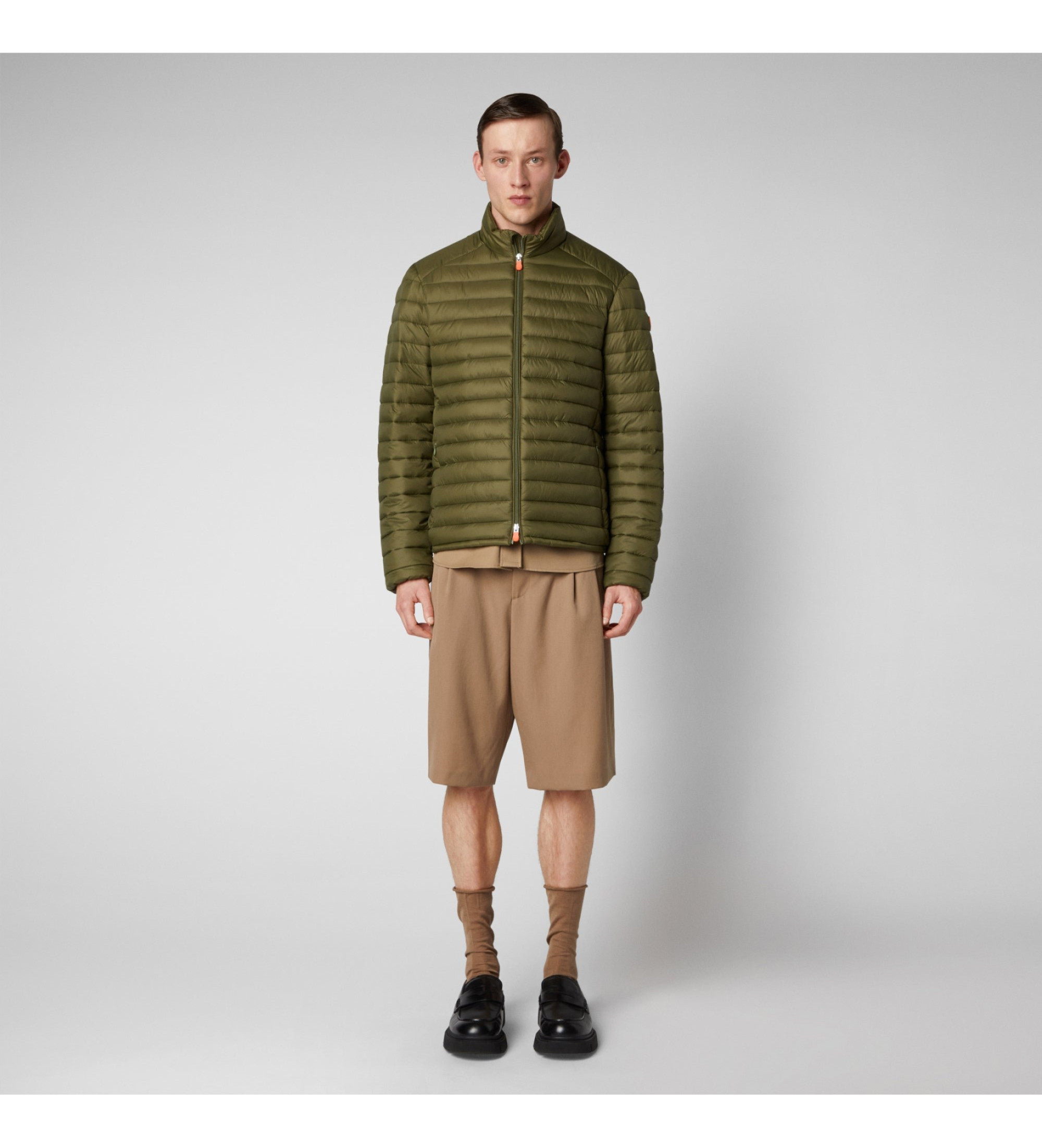 Save The Duck für Herren. D32430M-GIGA01 Alexander Jacke grün (3XL), Lässig, Nylon