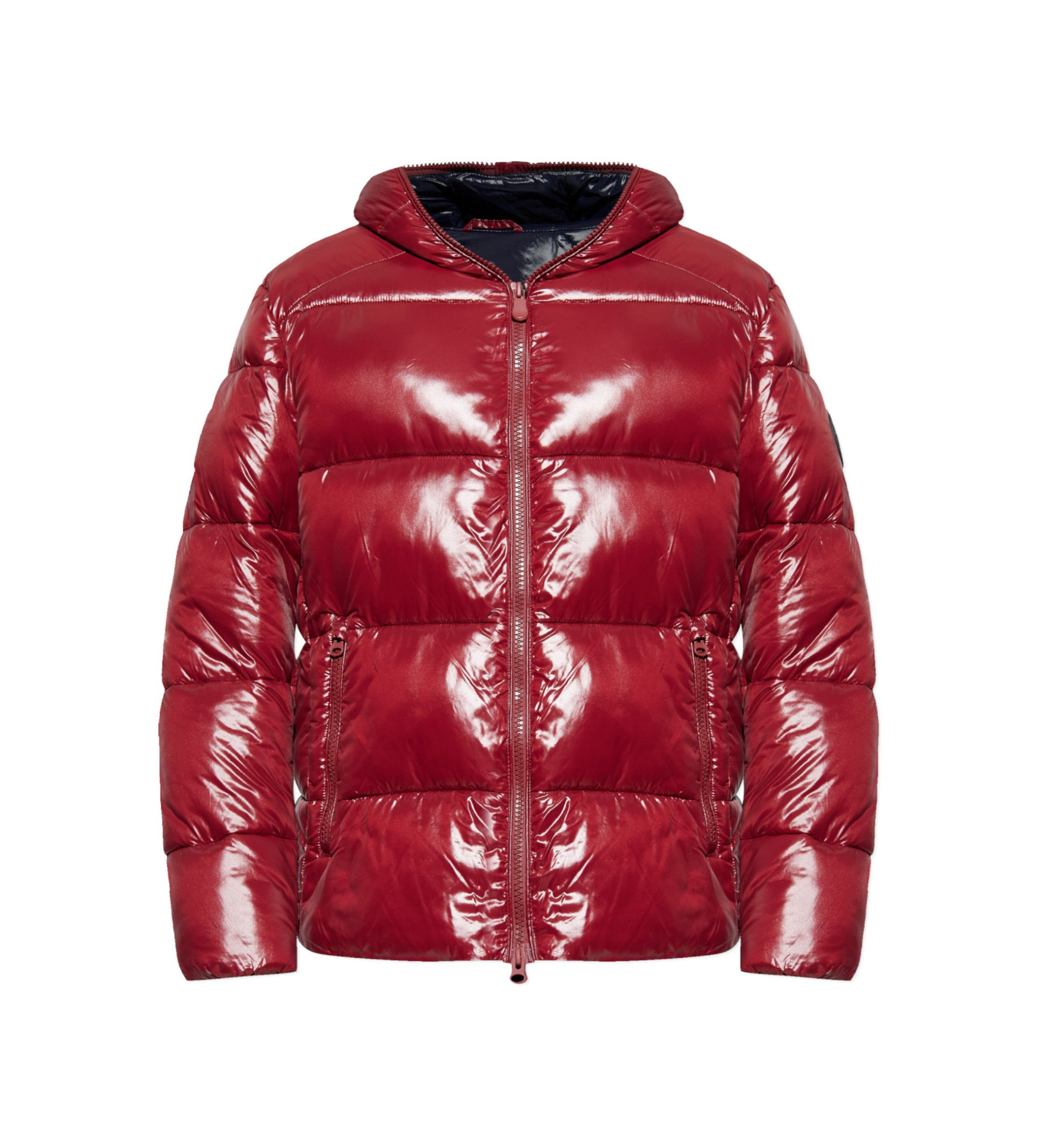 Save The Duck für Herren. D31280M-LOVE21 Jacke Edgard rot (L), Lässig, Nachhaltig, Recyceltes Nylon