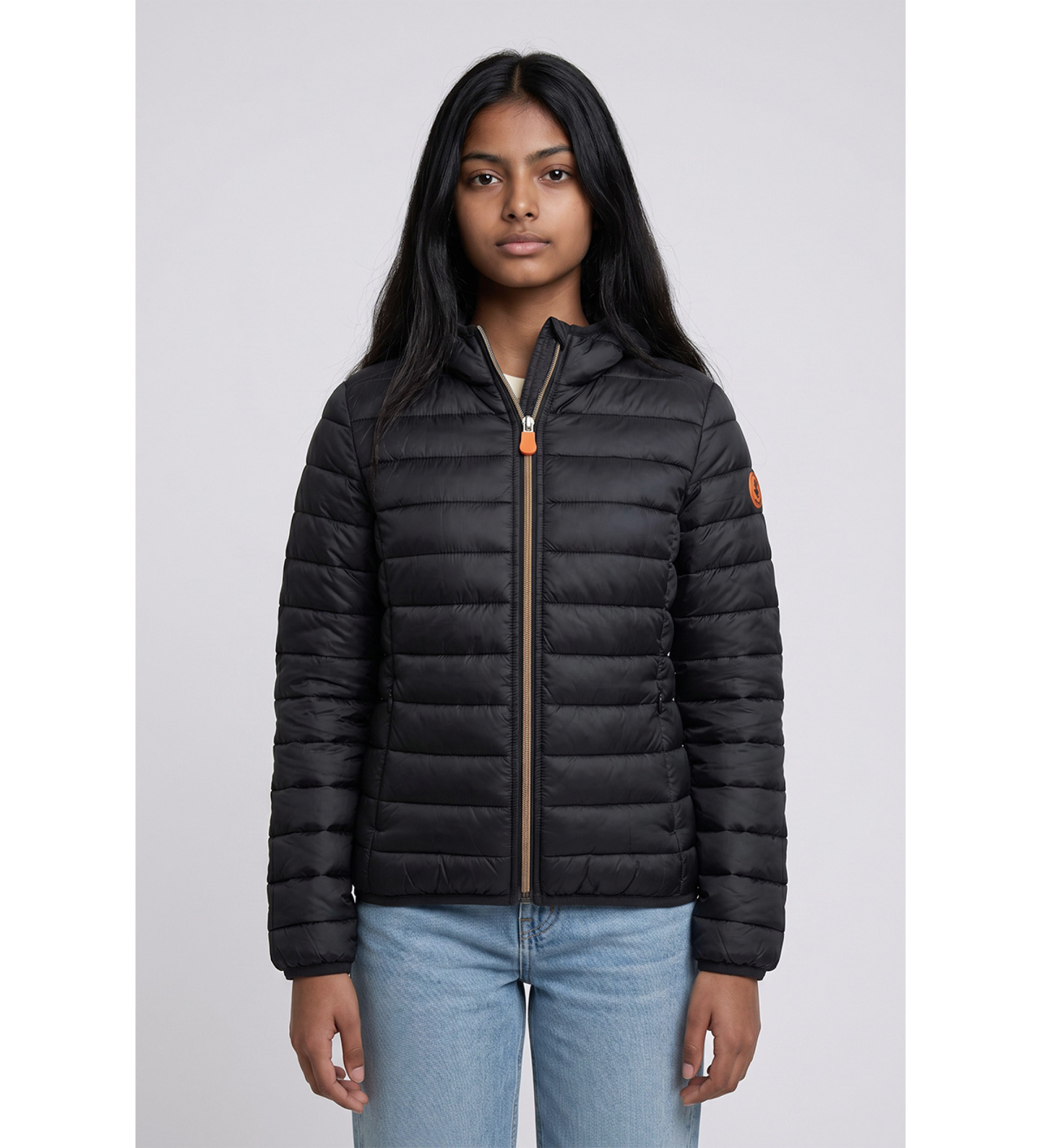 Save The Duck für Frauen/Mädchen. J32310G-IRIS19 Jacke Iris schwarz (164cm), Lässig, Nylon, Kinderbekleidung
