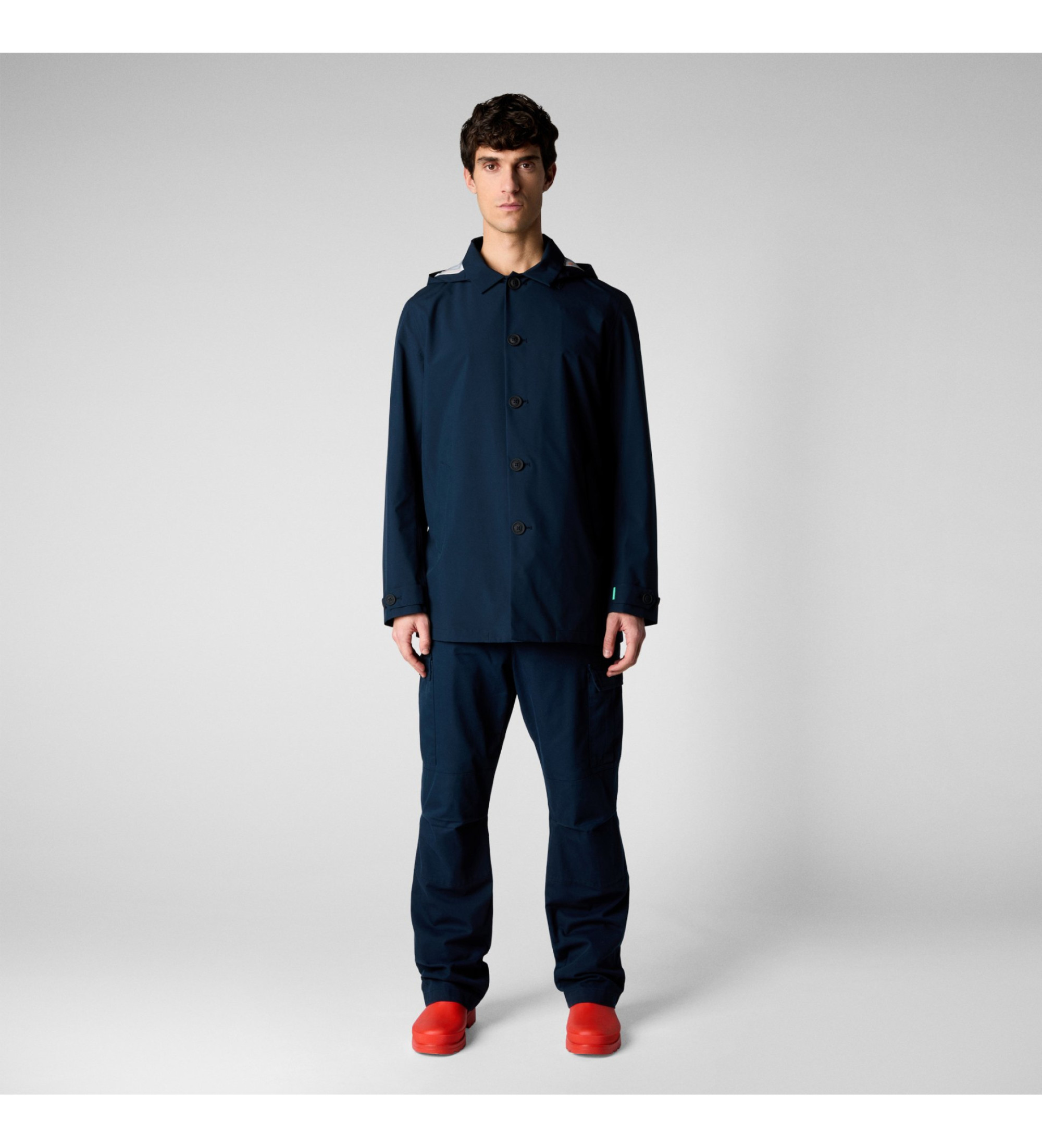 Save The Duck für Herren. D42020M-GRIN20 Jacke Benjamin navy (XL), Lässig, Polyester, Langarm, Marine