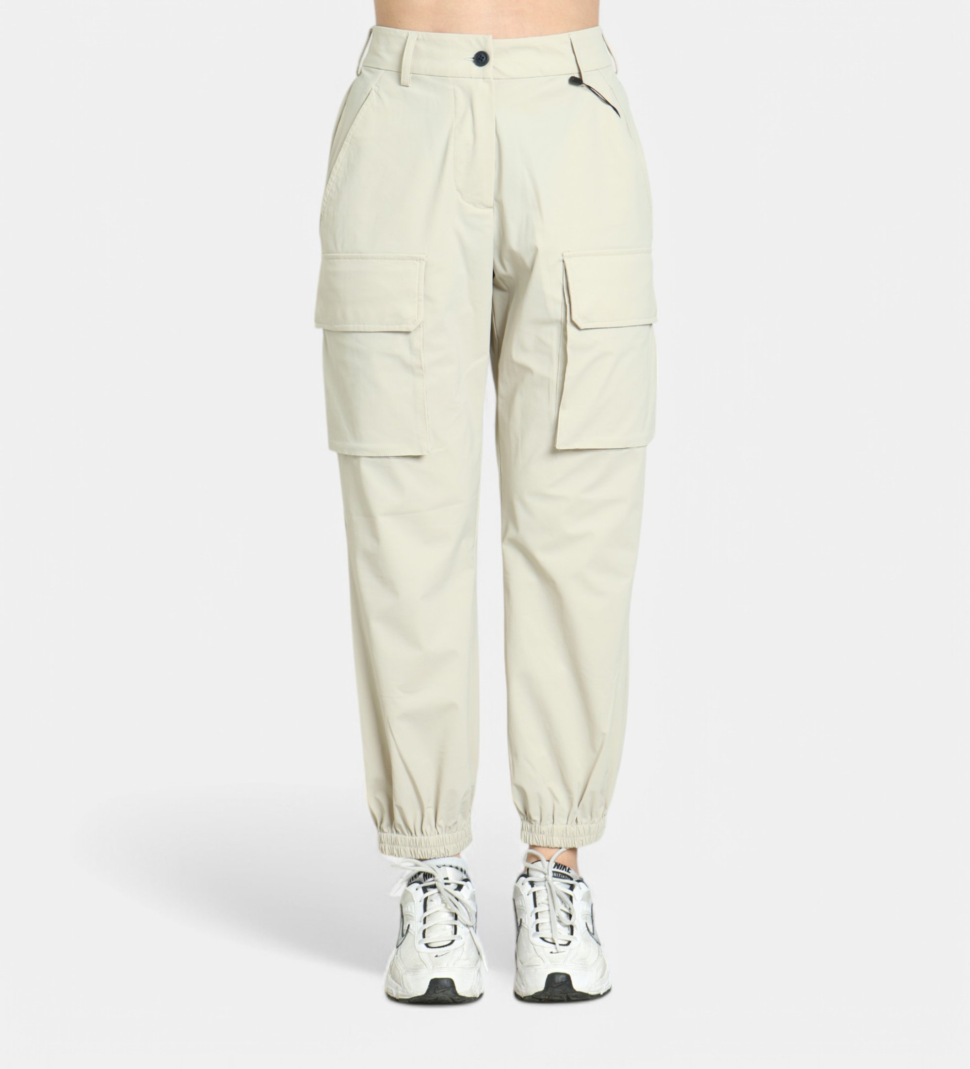 Save The Duck für Damen. DP1612W-RETY20 Cargo Gosy Hose beige (M), Lässig, Nachhaltig, Recyceltes Nylon