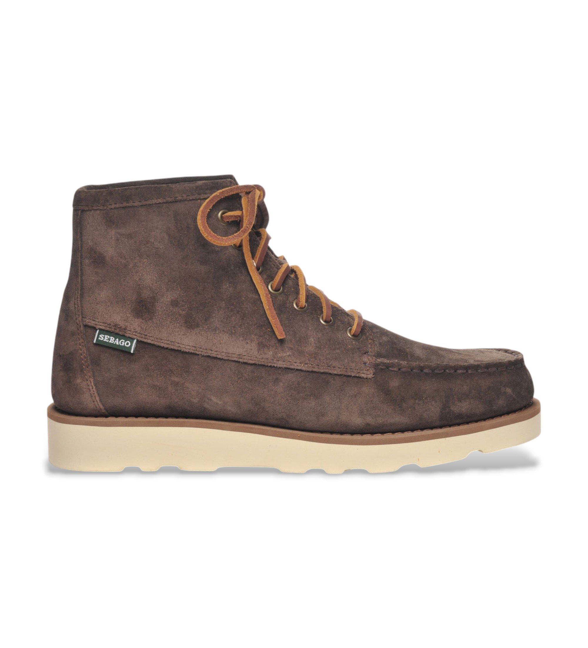 Sebago für Herren. 76111SW Braune Tala Lederstiefeletten (40), Wohnung, Schnürsenkel, Lässig