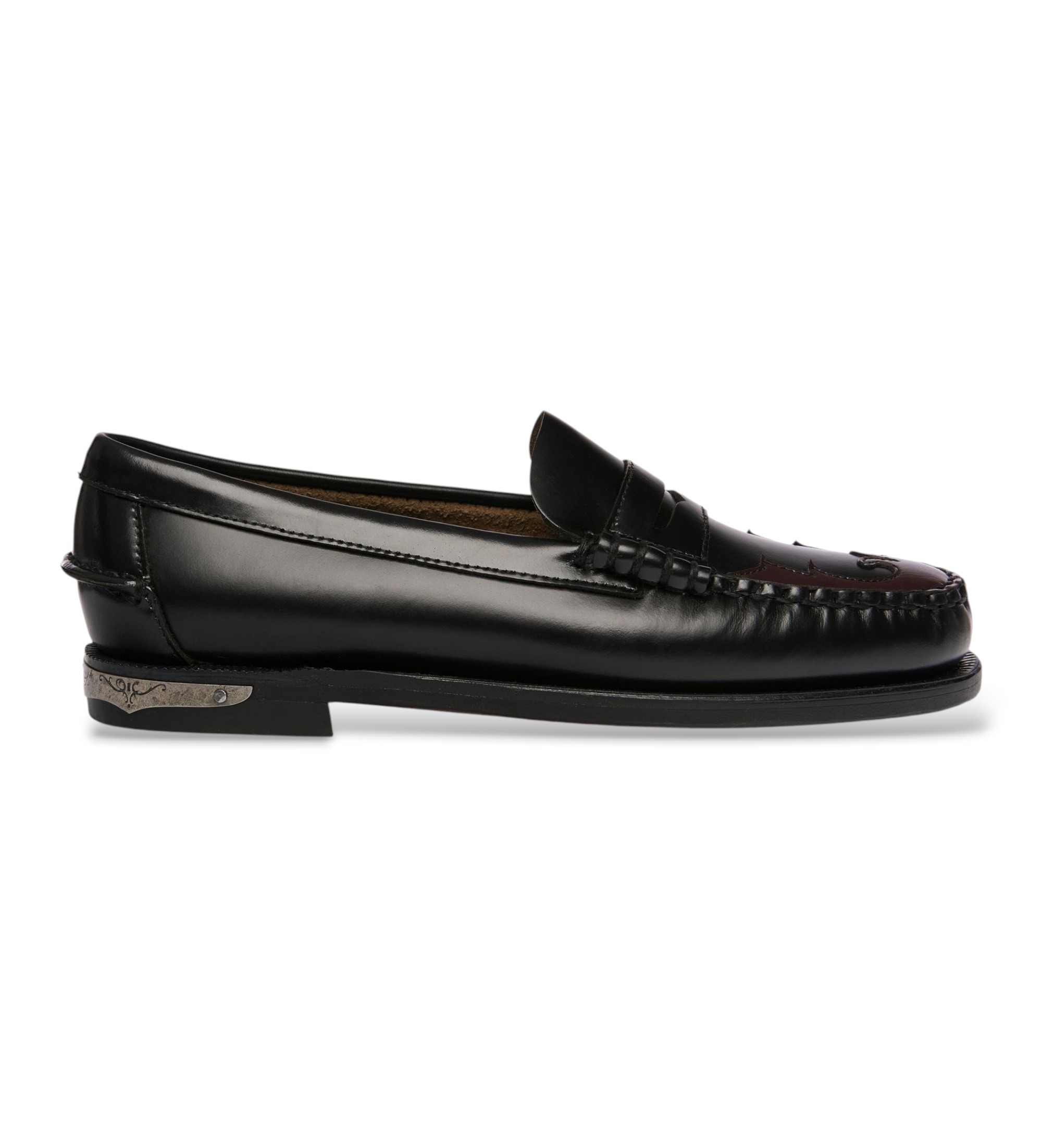 Sebago für Damen. 76114YW Schwarze Dan Scarabeo Mokassins (36), Leder, Wohnung, Keine, Klassisch