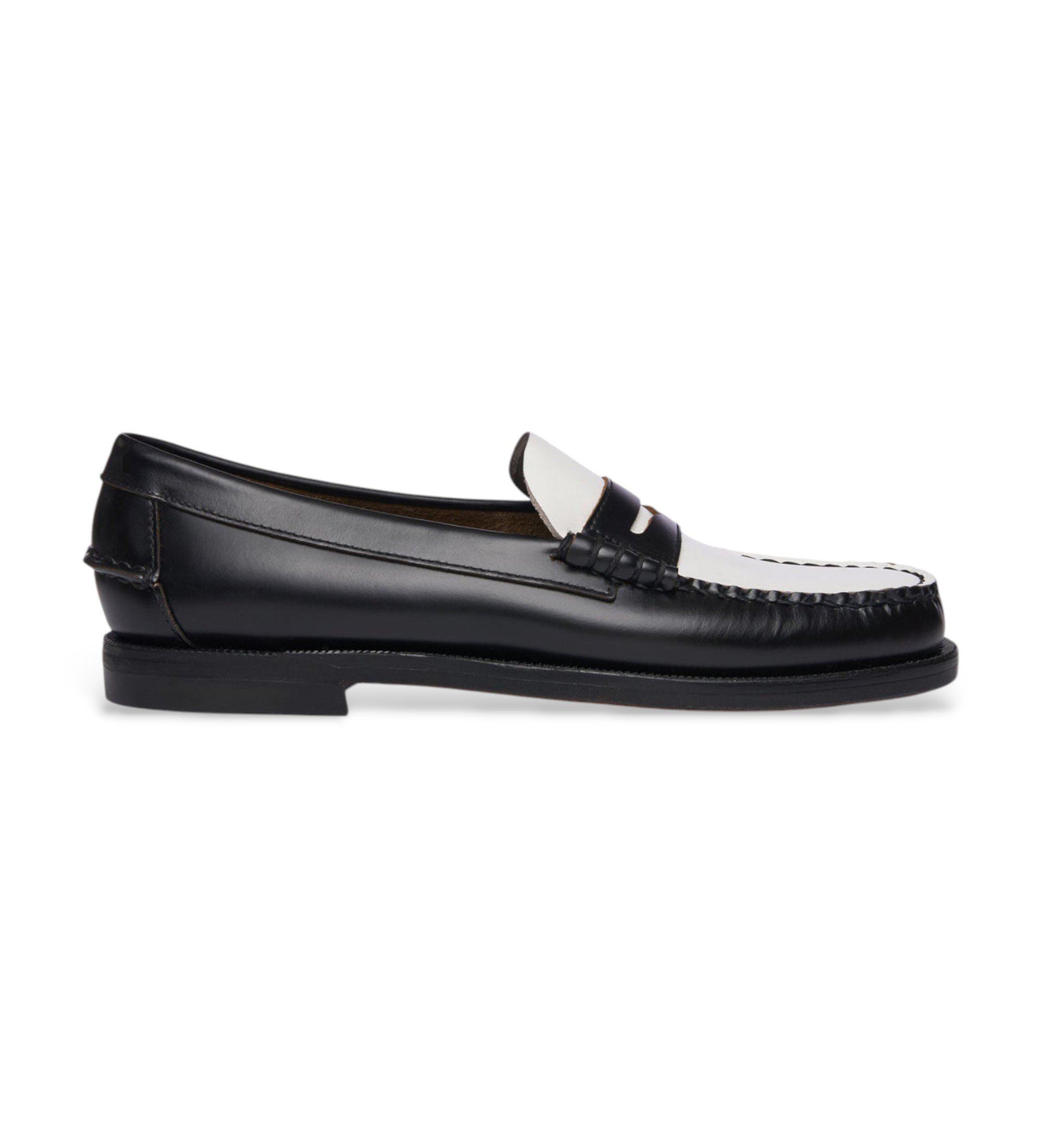 Sebago für Damen. 7001530 Klassische Dan Leder Mokassins schwarz (40), Wohnung, Keine, Lässig