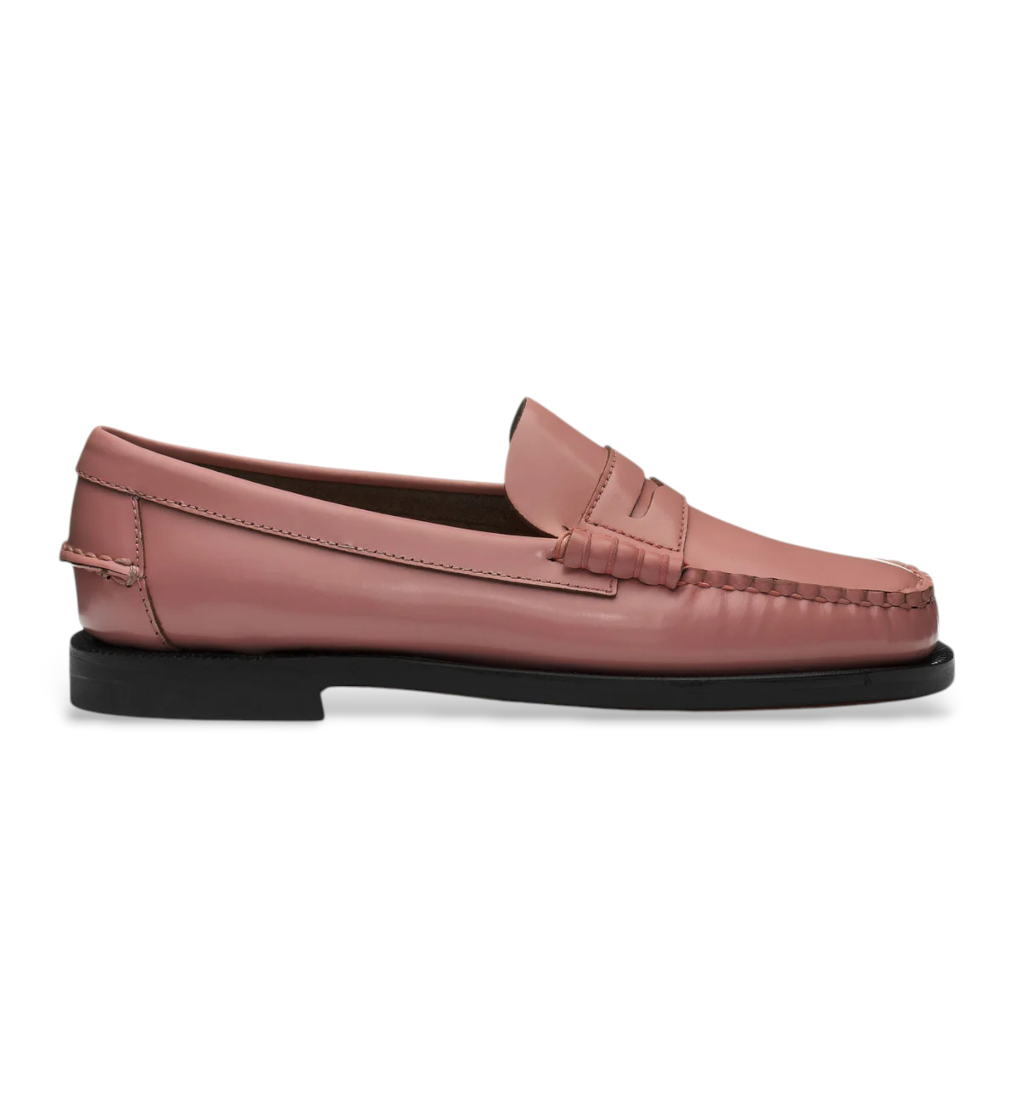 Sebago für Damen. 76112KW Klassische Dan rosa Leder-Slipper (39), Wohnung, Keine, Lässig