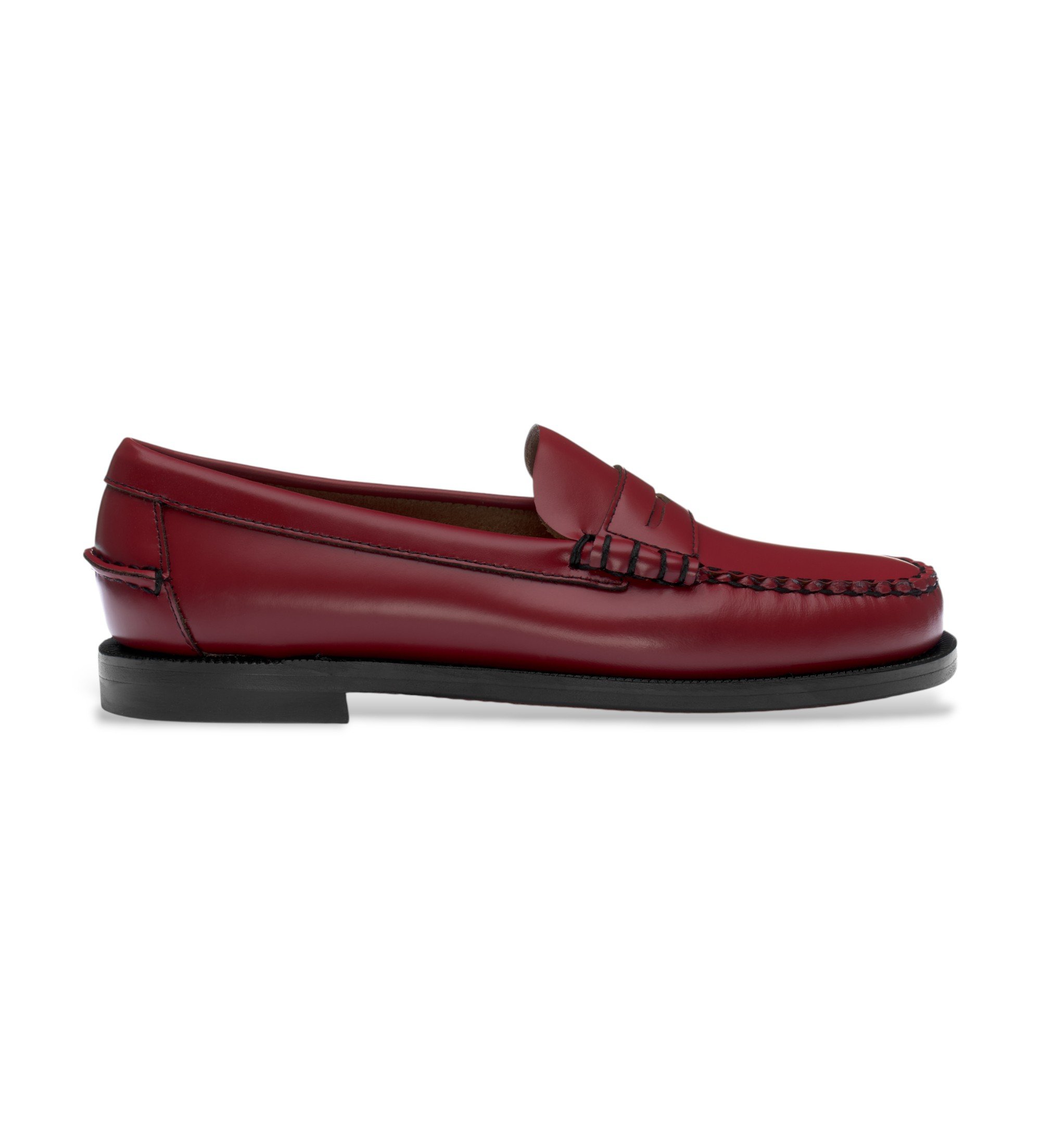 Sebago für Damen. 76112KW Dan Classic Leder Mokassins kastanienbraun (41), Wohnung, Keine, Lässig, Klassisch