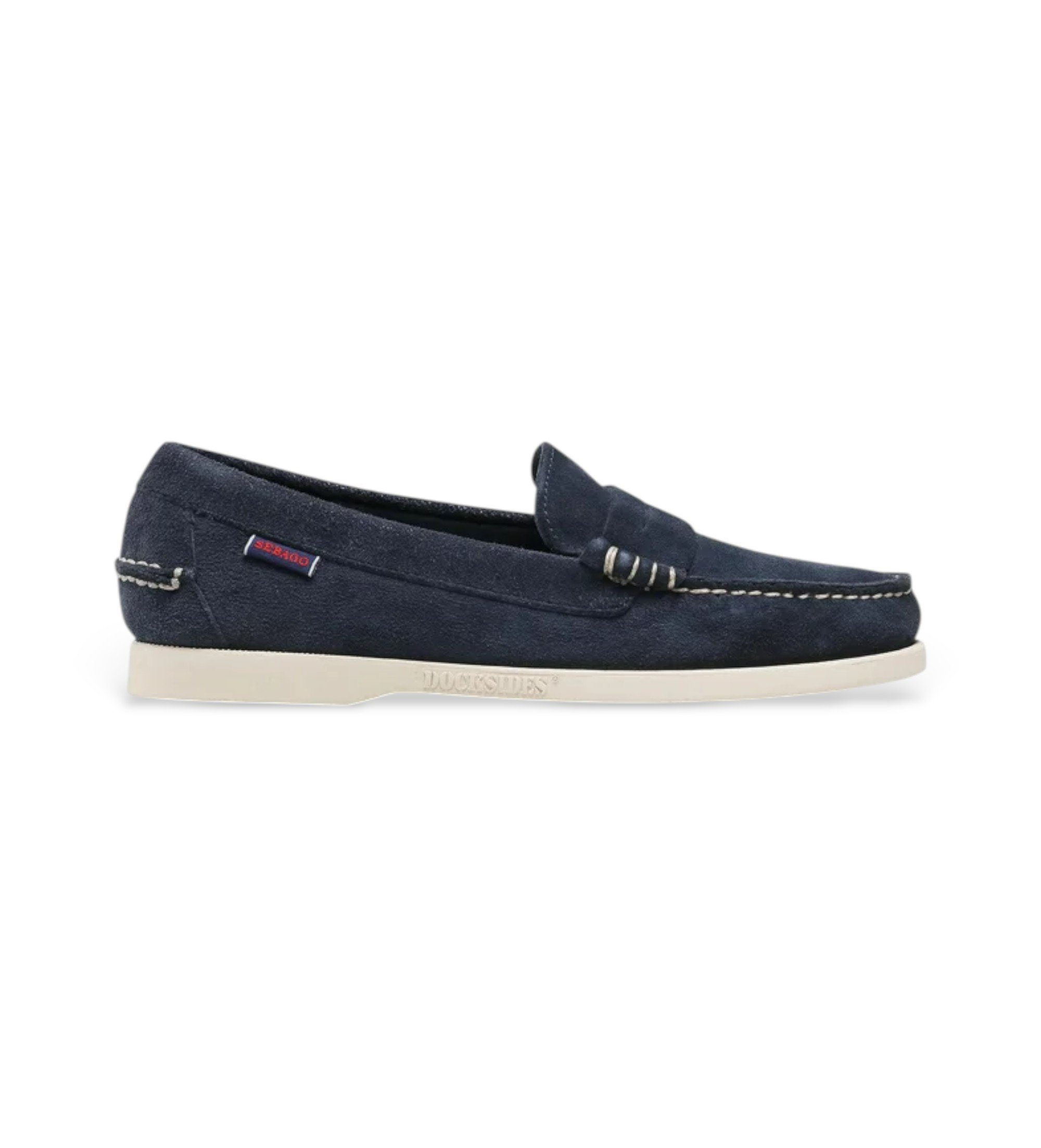 Sebago für Herren. 7111MSW Dan Boat Loafers aus Leder navy (43), Blau, Wohnung, Keine, Lässig, Marine
