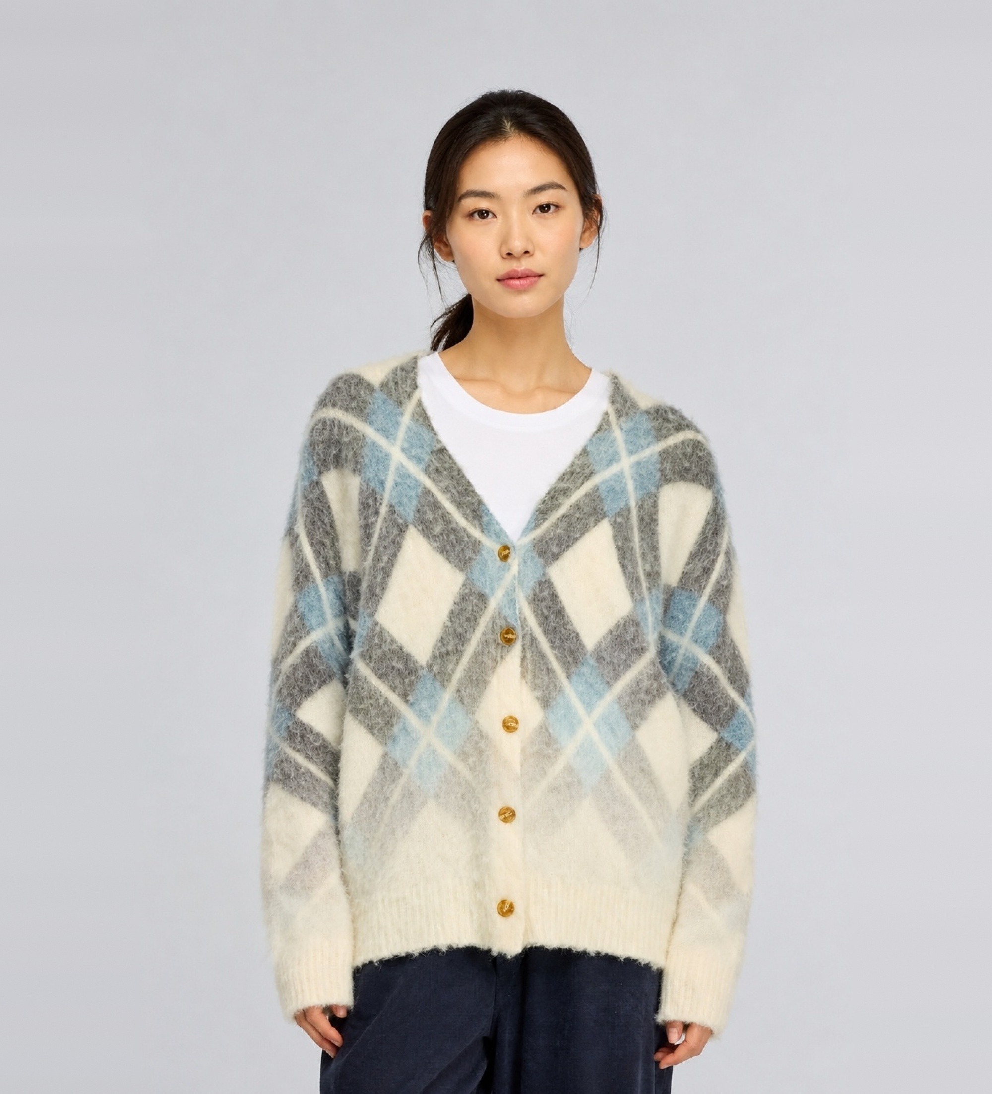 Semicouture für Damen. Y6WF31 Cardigan Isabel beige (S), Lässig, Wolle