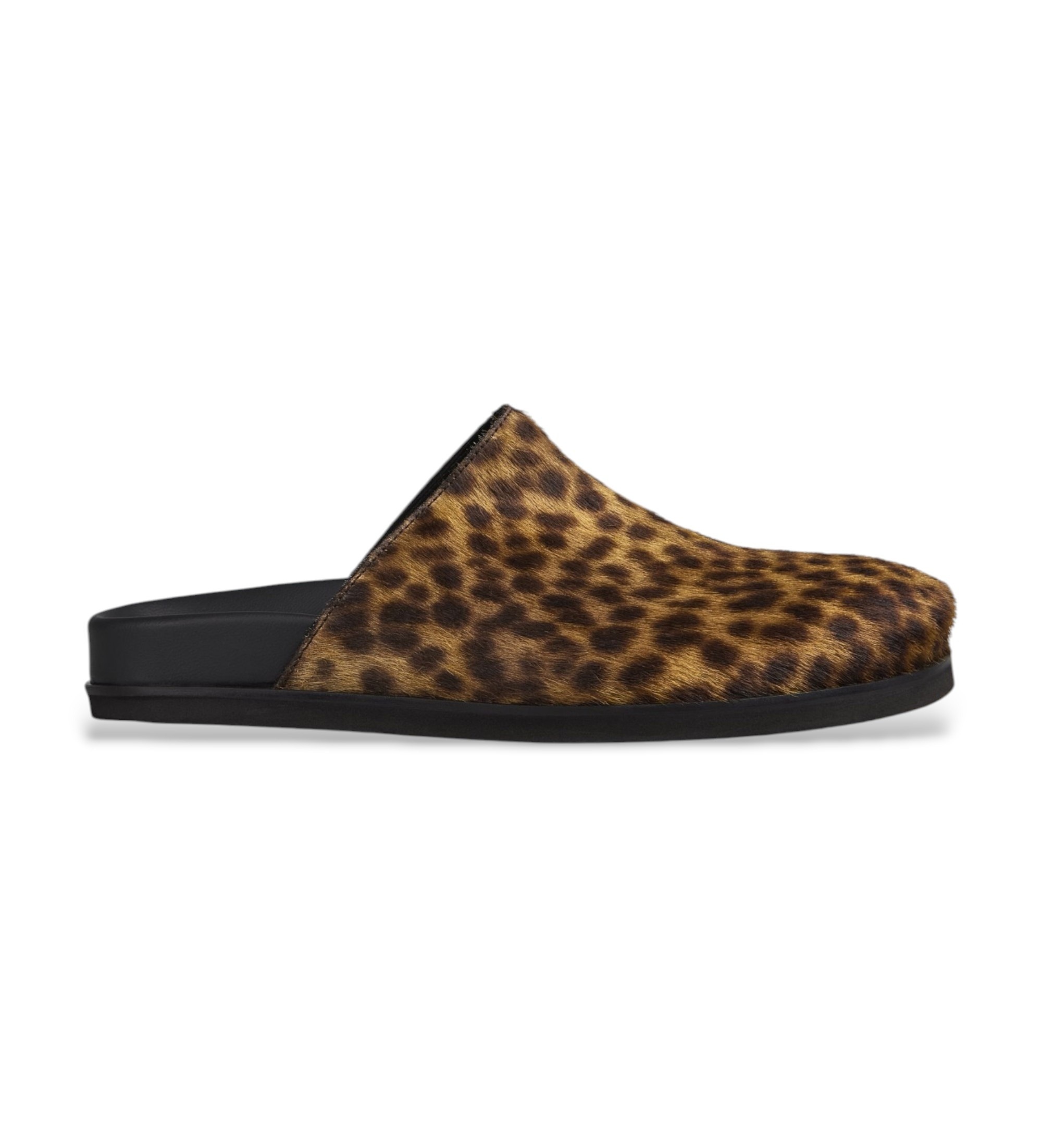 Semicouture für Damen. Y6WZ04 Alethea Clogs aus braunem Leder (40), Wohnung, Keine, Lässig, Tierdruck