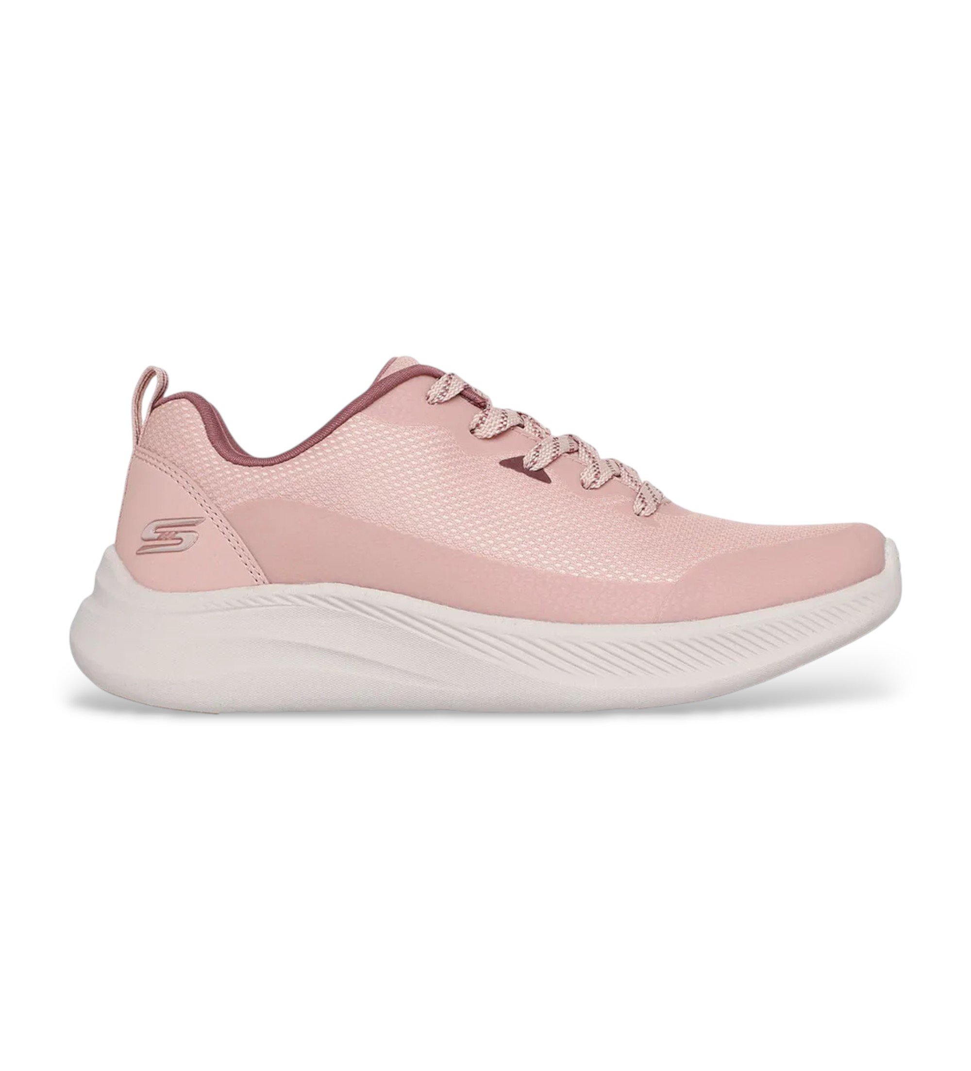 Skechers für Damen. 117730 Sneaker BOBS Sport Moda Flex rosa (39), Wohnung, Schnürsenkel, Lässig