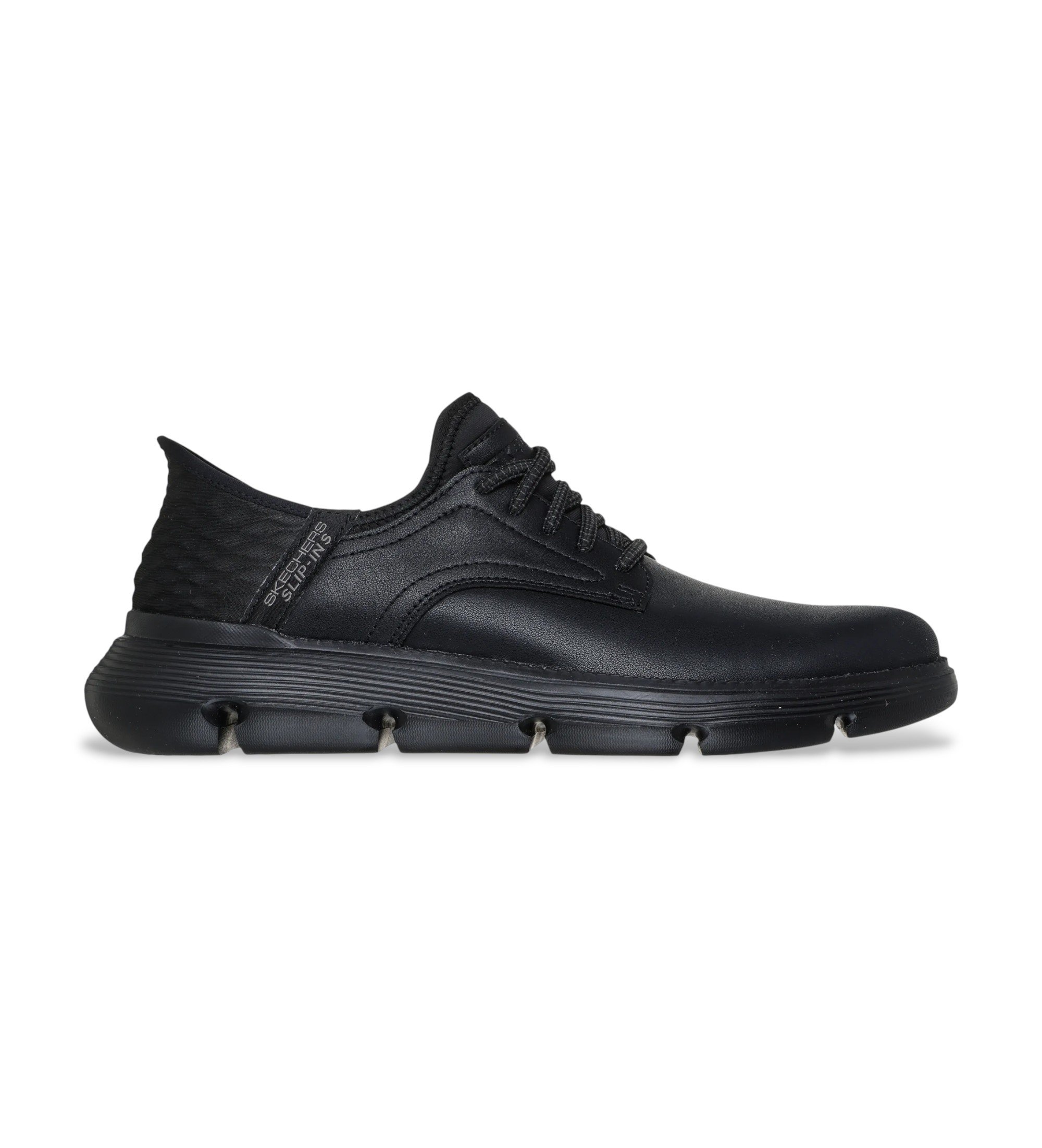 Skechers für Herren. 205046 Garza Gervin Slip-ins Lederpantoffeln Gervin schwarz (43), Wohnung, Schnürsenkel, Lässig