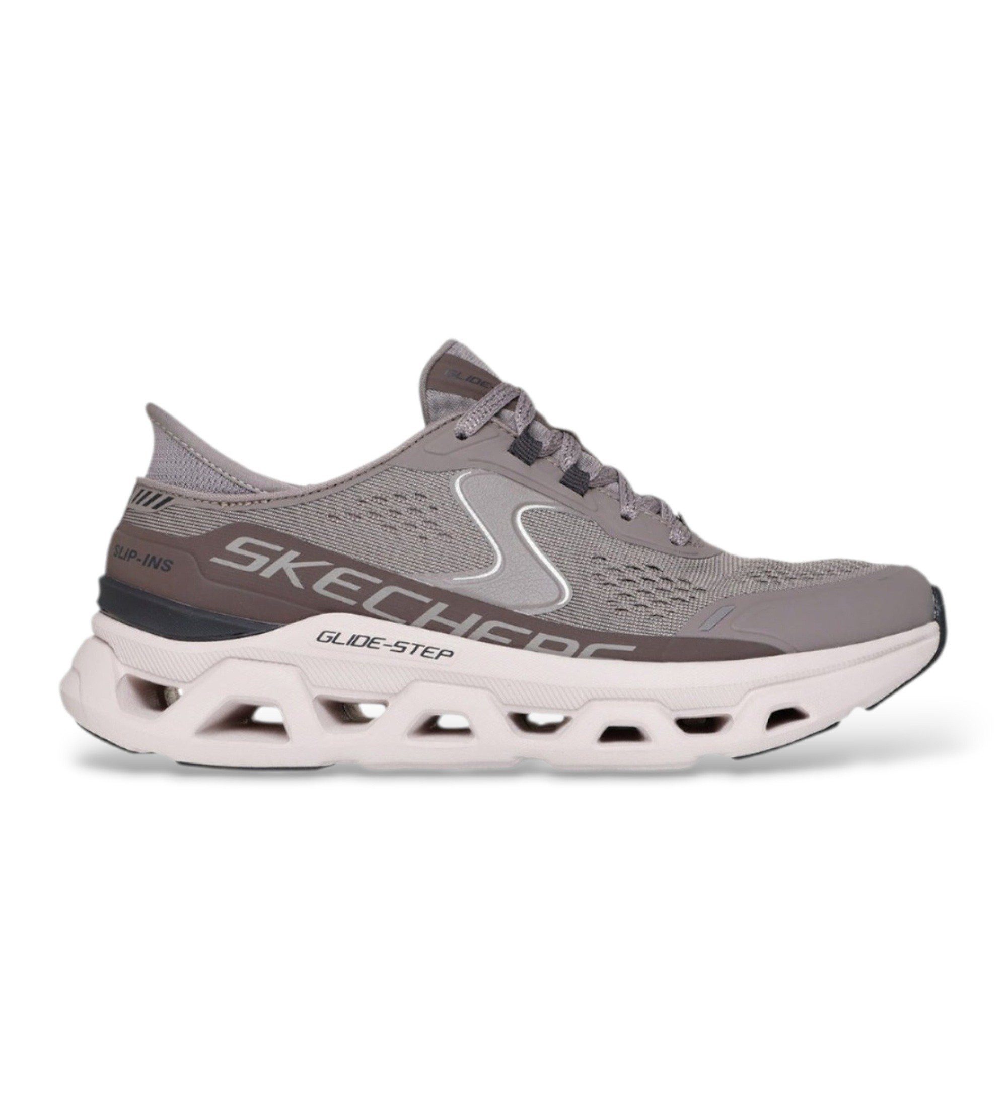 Skechers für Damen. 150510 Slip-Ins Sneaker: Glide-Step Altus grau (36), Wohnung, Schnürsenkel, Lässig, Sportlich, Multisport