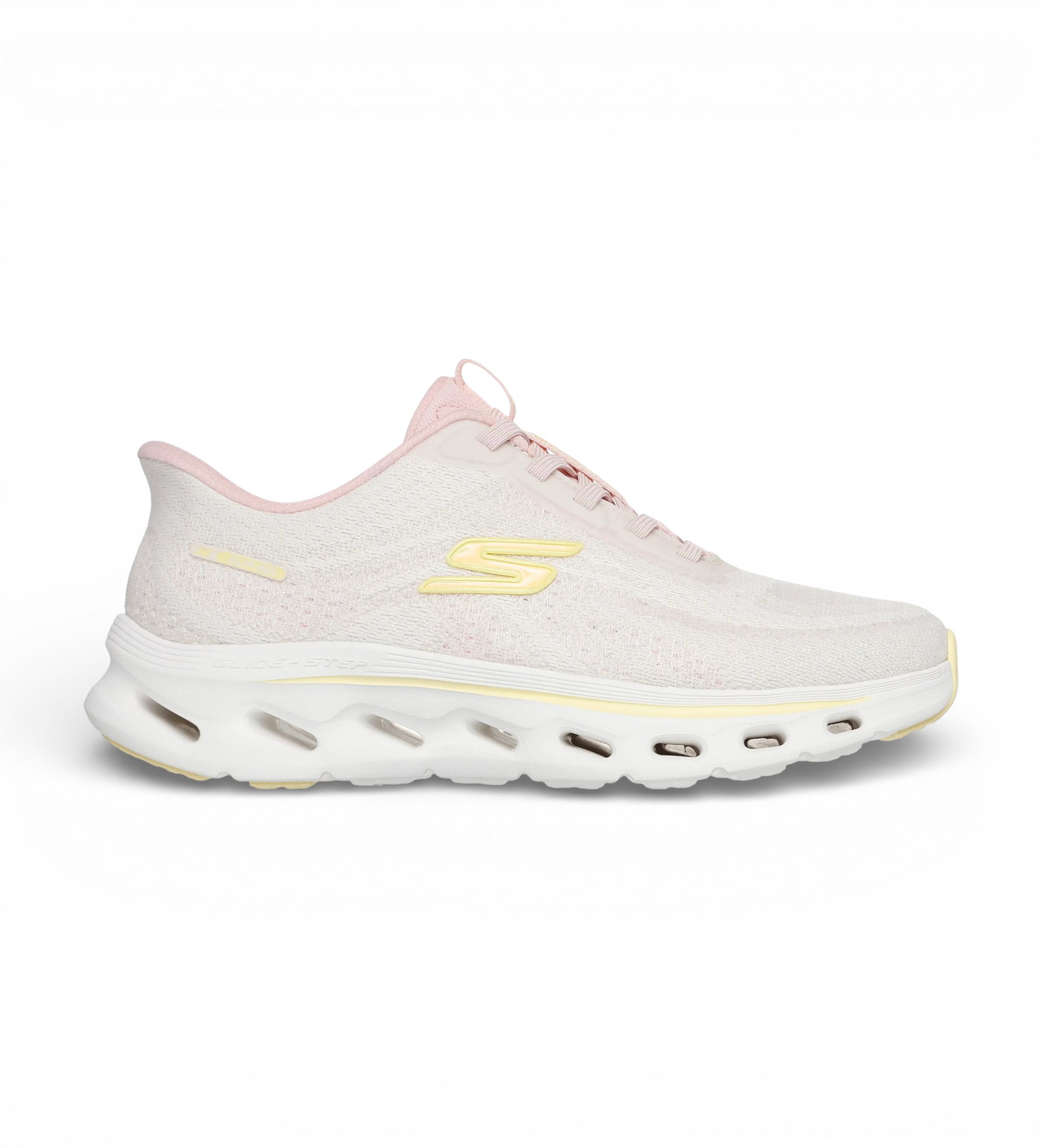 Skechers für Damen. 125144 Slip-ins Go Walk Glide Step 2.0 Maria Sneaker rosa (37), 3 bis 5 cm, Schnürsenkel, Lässig, Laufen, Multisport