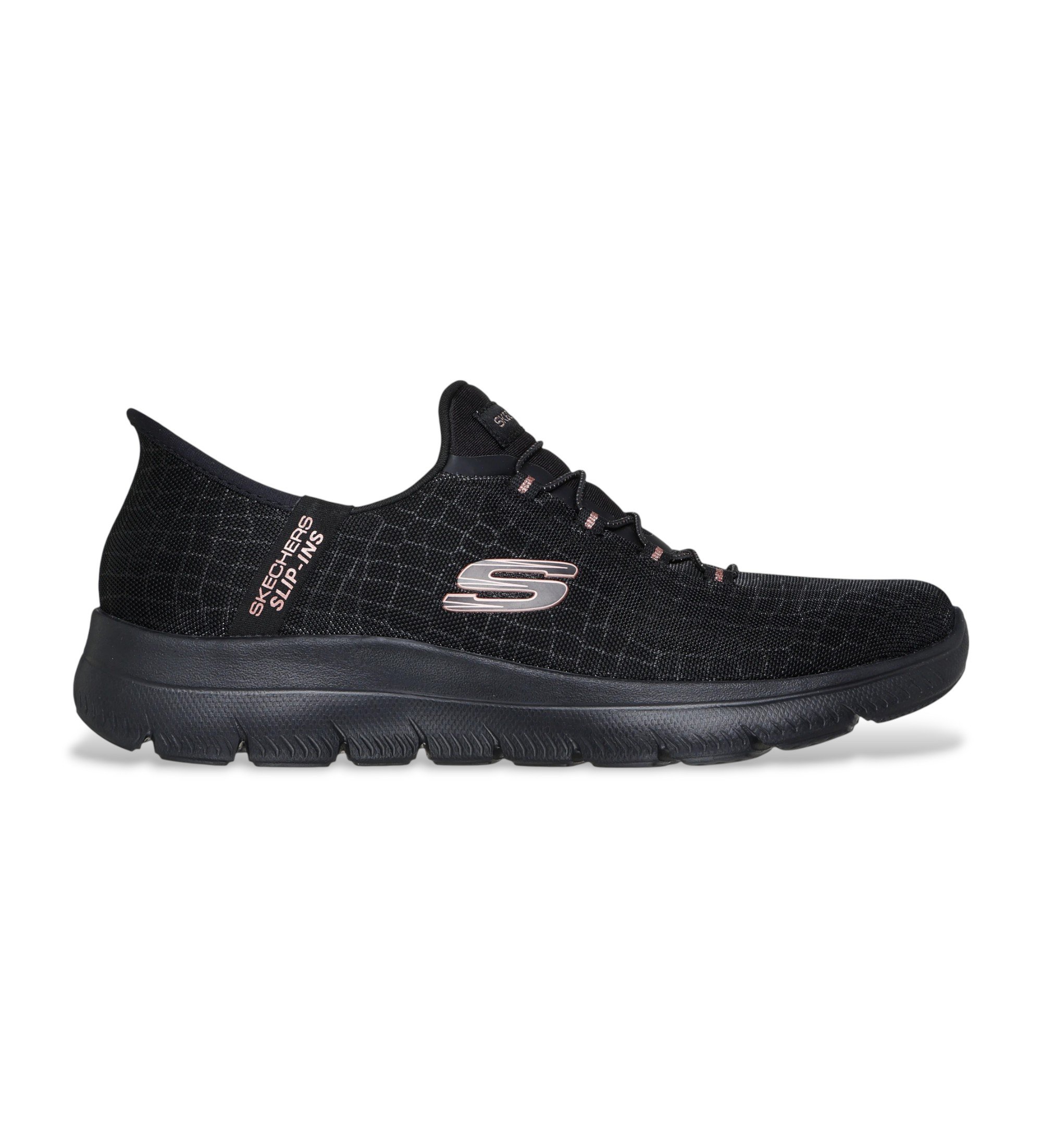 Skechers für Damen. 150128 Slip-ins Sneaker: Summits - Classy Night schwarz (41), Lässig, Sportlich, Laufen, Multisport