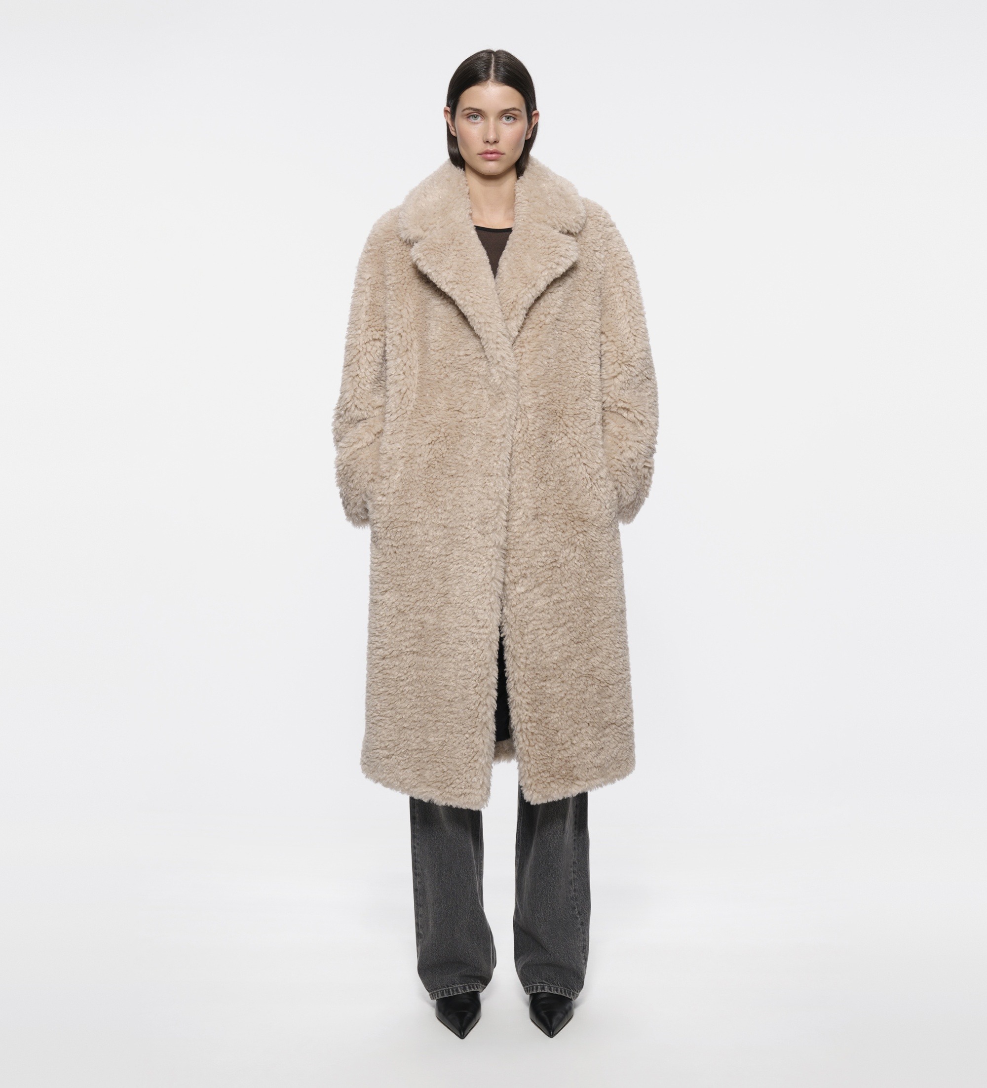 Stand Studiovoor vrouwen. 66747-9468 Jazmin jas beige (36), Casual, Polyester