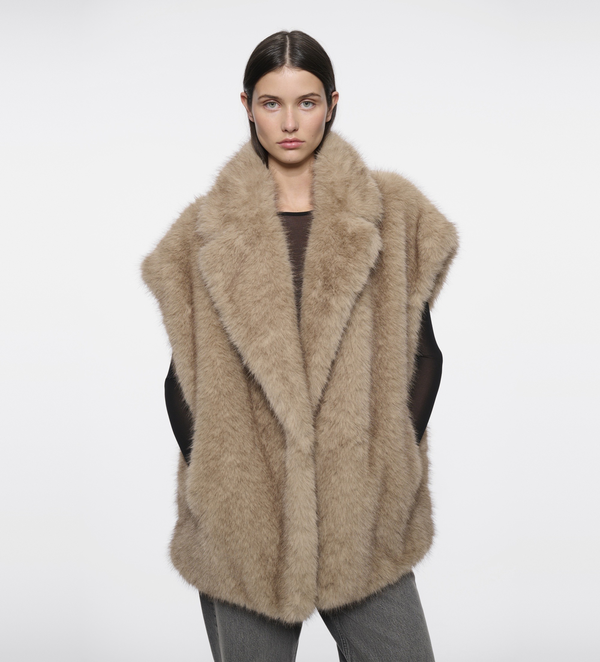 Stand Studiovoor vrouwen. 66749-9471 Kinley beige gilet (XS/S), Casual, Polyester