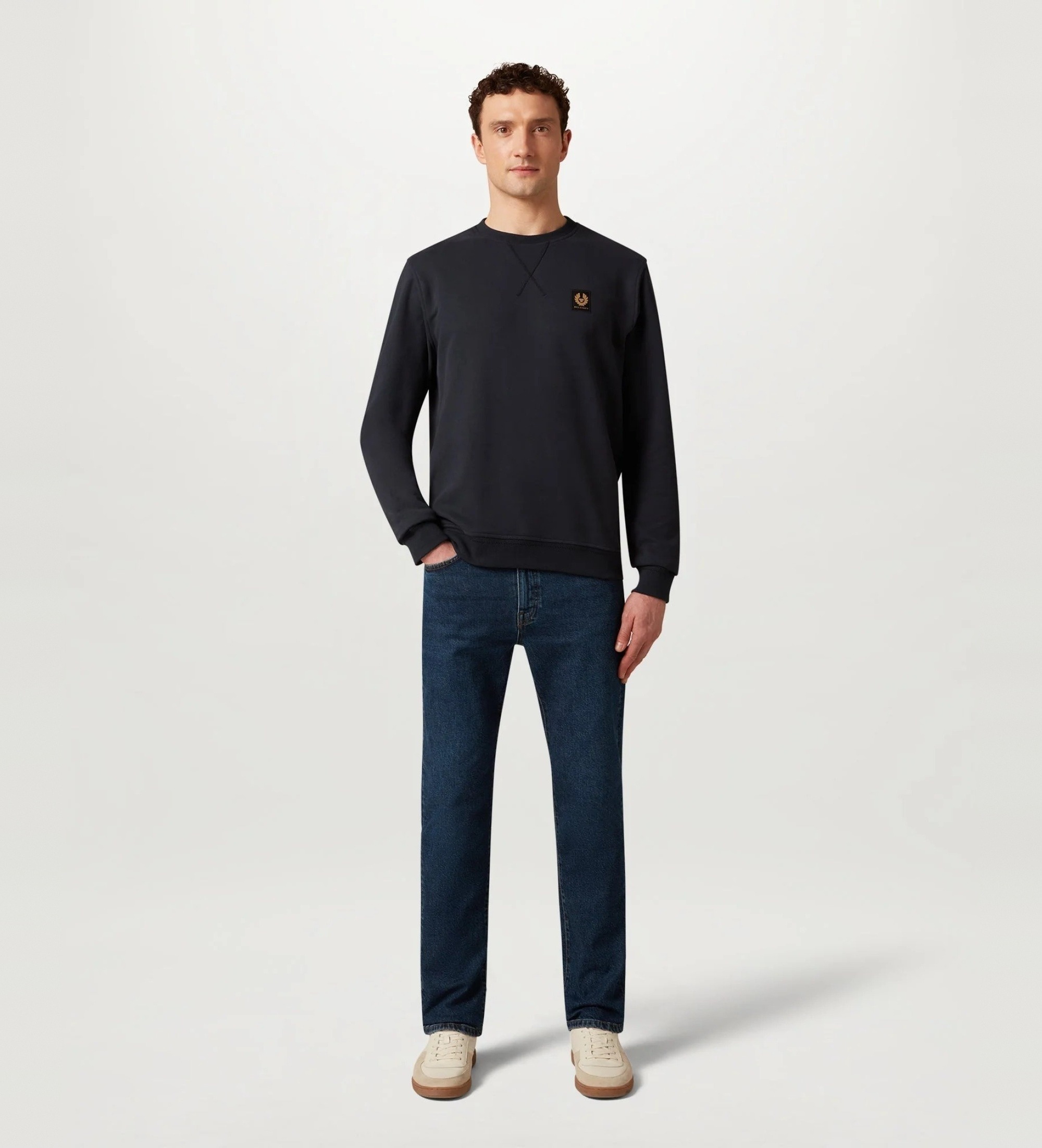 Belstaff für Herren. 106568 Sweatshirt dunkelblau (M), Lässig, Baumwolle