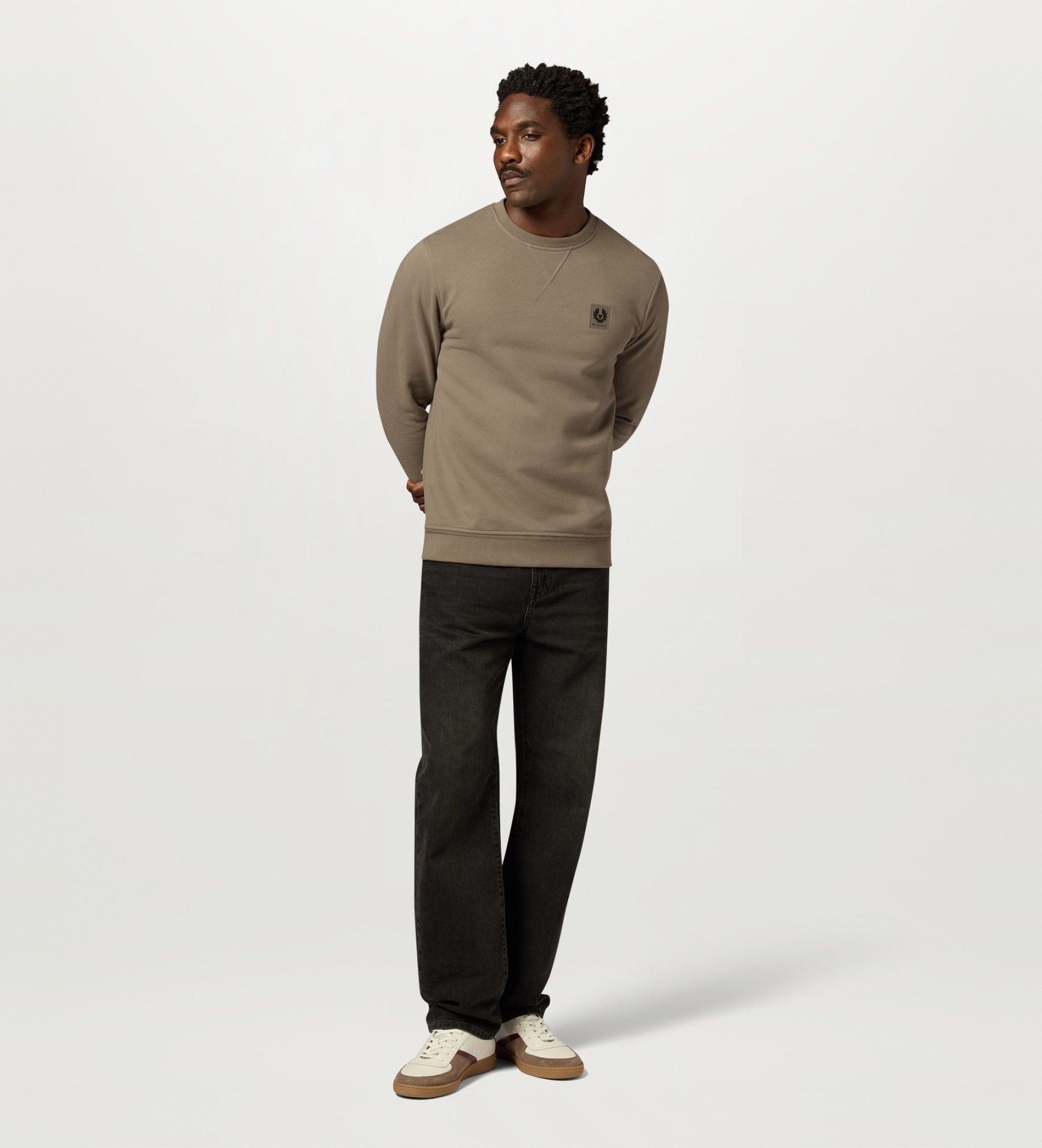Belstaff für Herren. 106568 Sweatshirt taupe (S), Lässig, Baumwolle