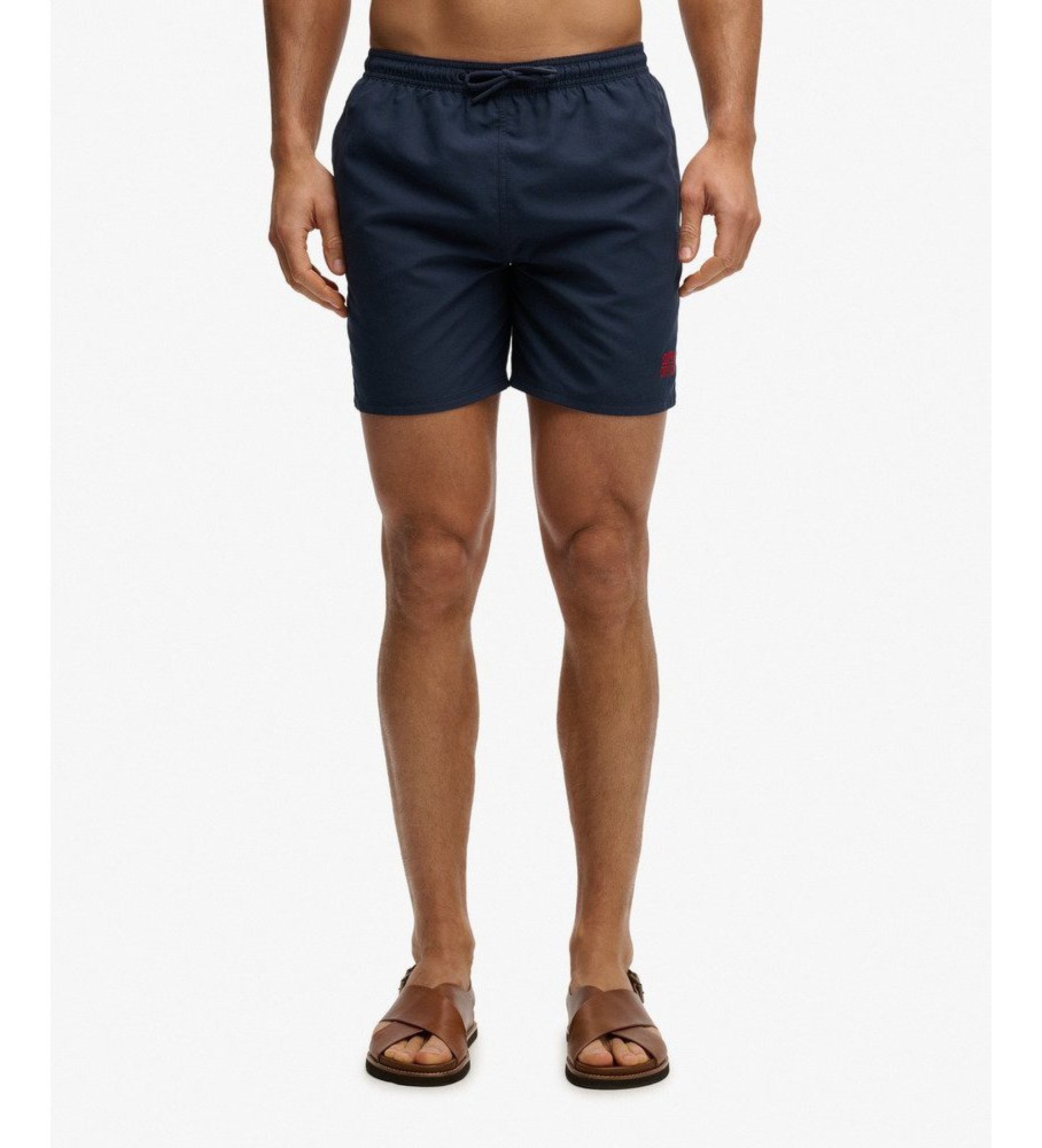 Superdry für Herren. M3010260A Essential Badeanzug navy (S), Strandbekleidung, Recyceltes Polyester, Marine
